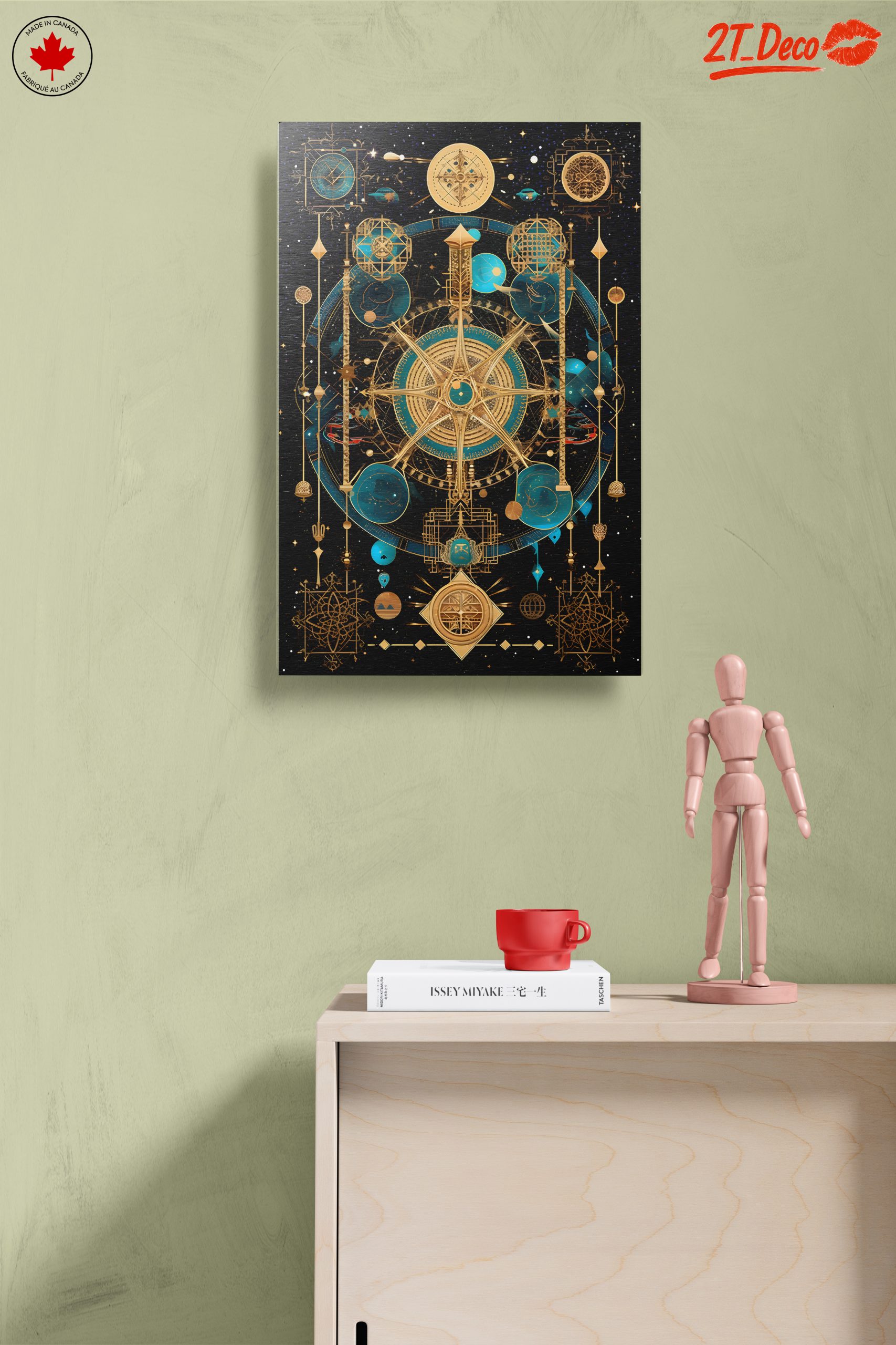 Intricate Celestial Abstract Art Design - Image 14