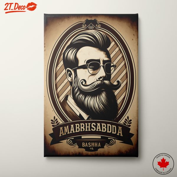 Stylized Barber Portrait Art 2