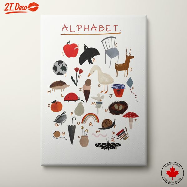 Playful Alphabet Illustrations for Kids