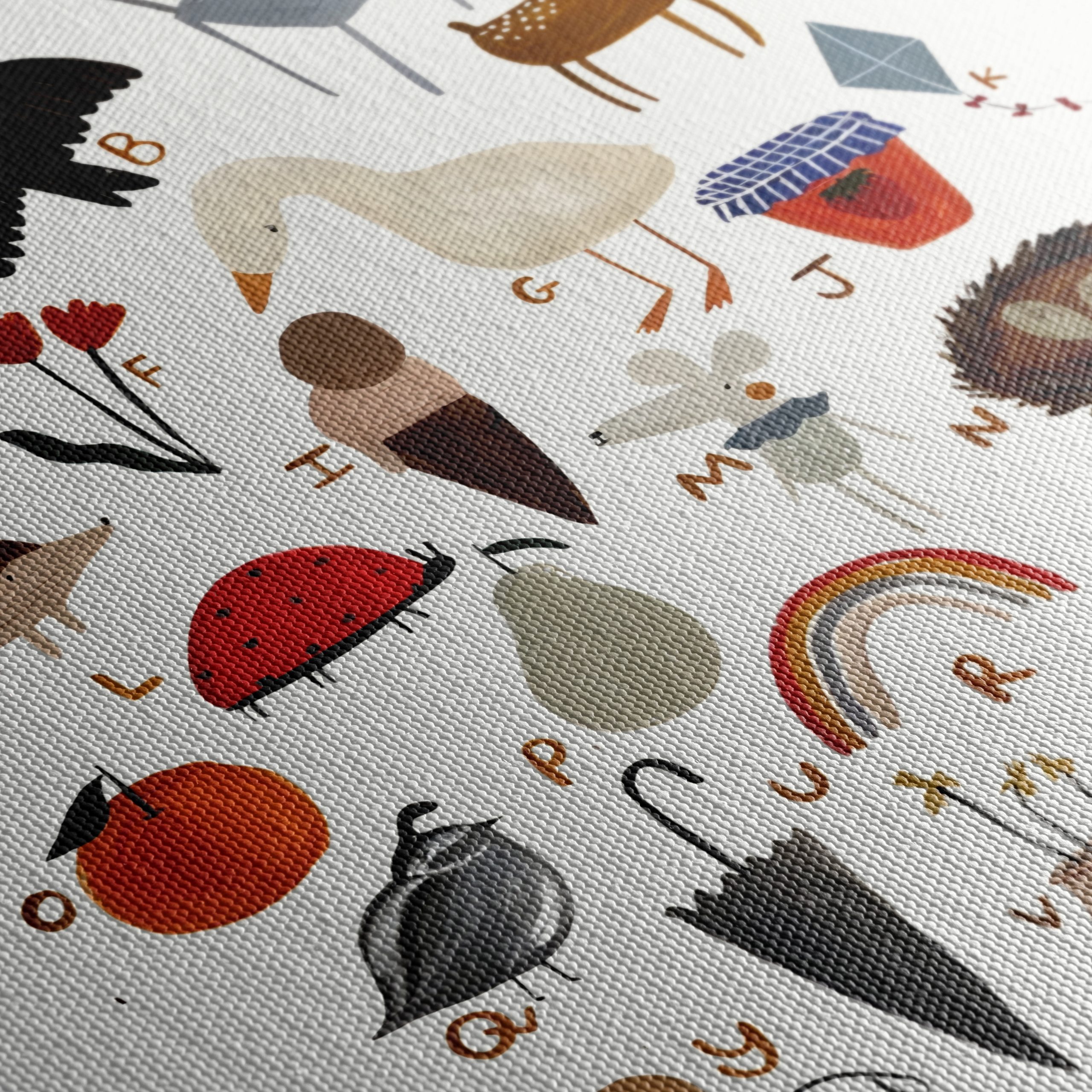 Playful Alphabet Illustrations for Kids - Image 5