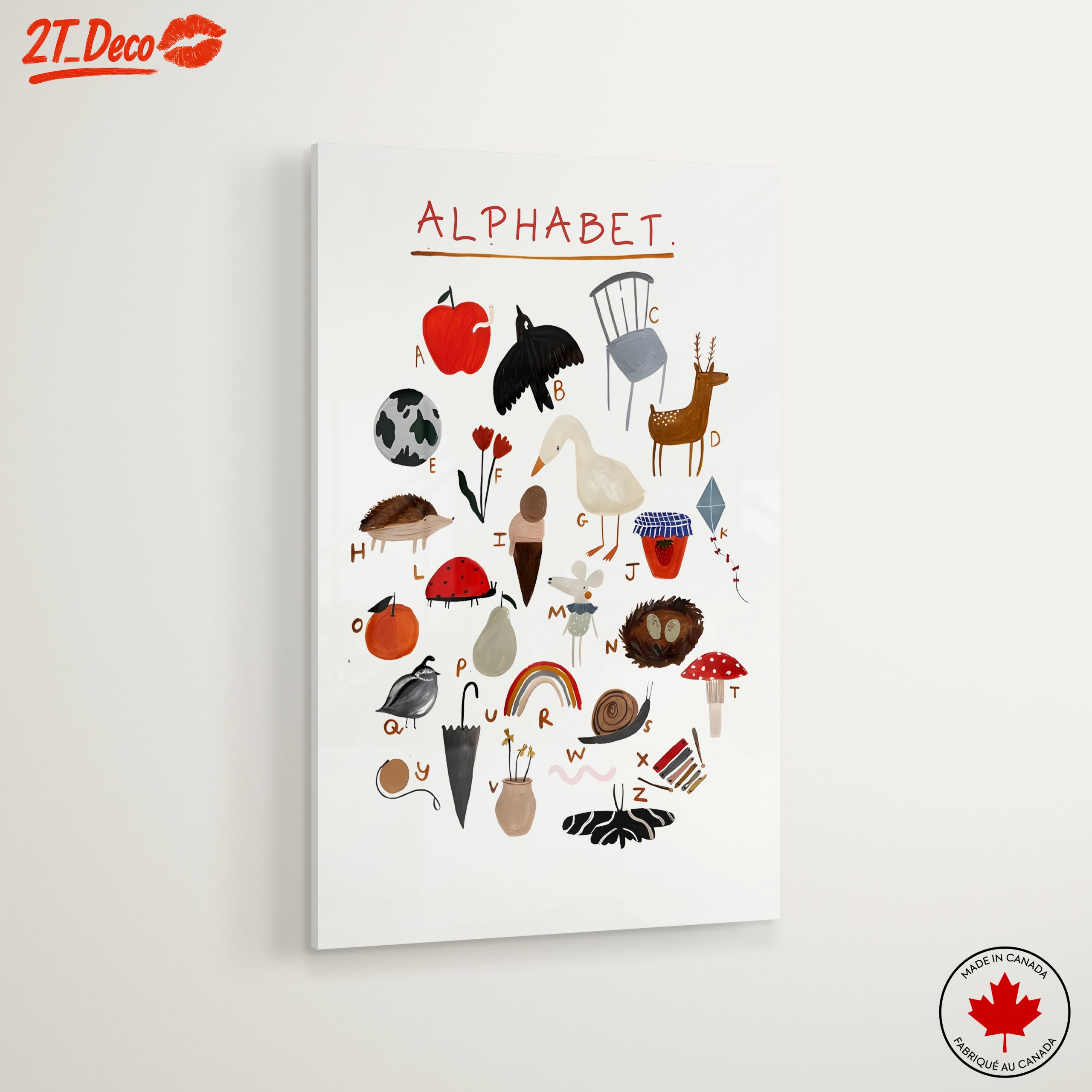 Playful Alphabet Illustrations for Kids - Image 6