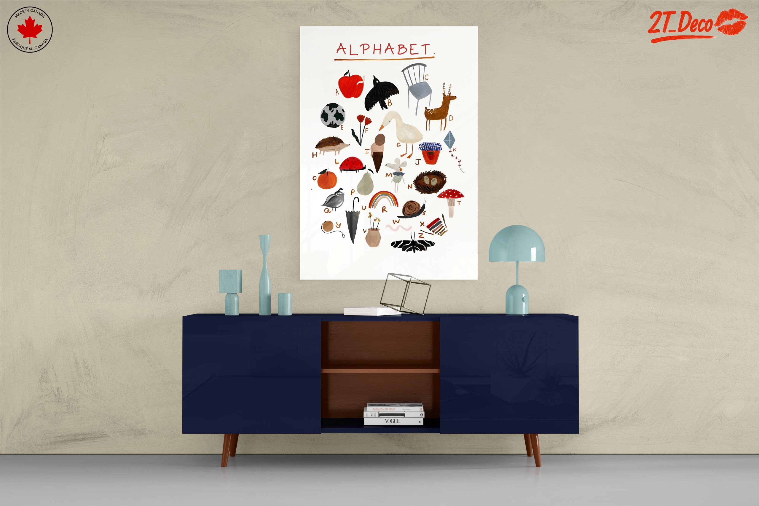 Playful Alphabet Illustrations for Kids - Image 8