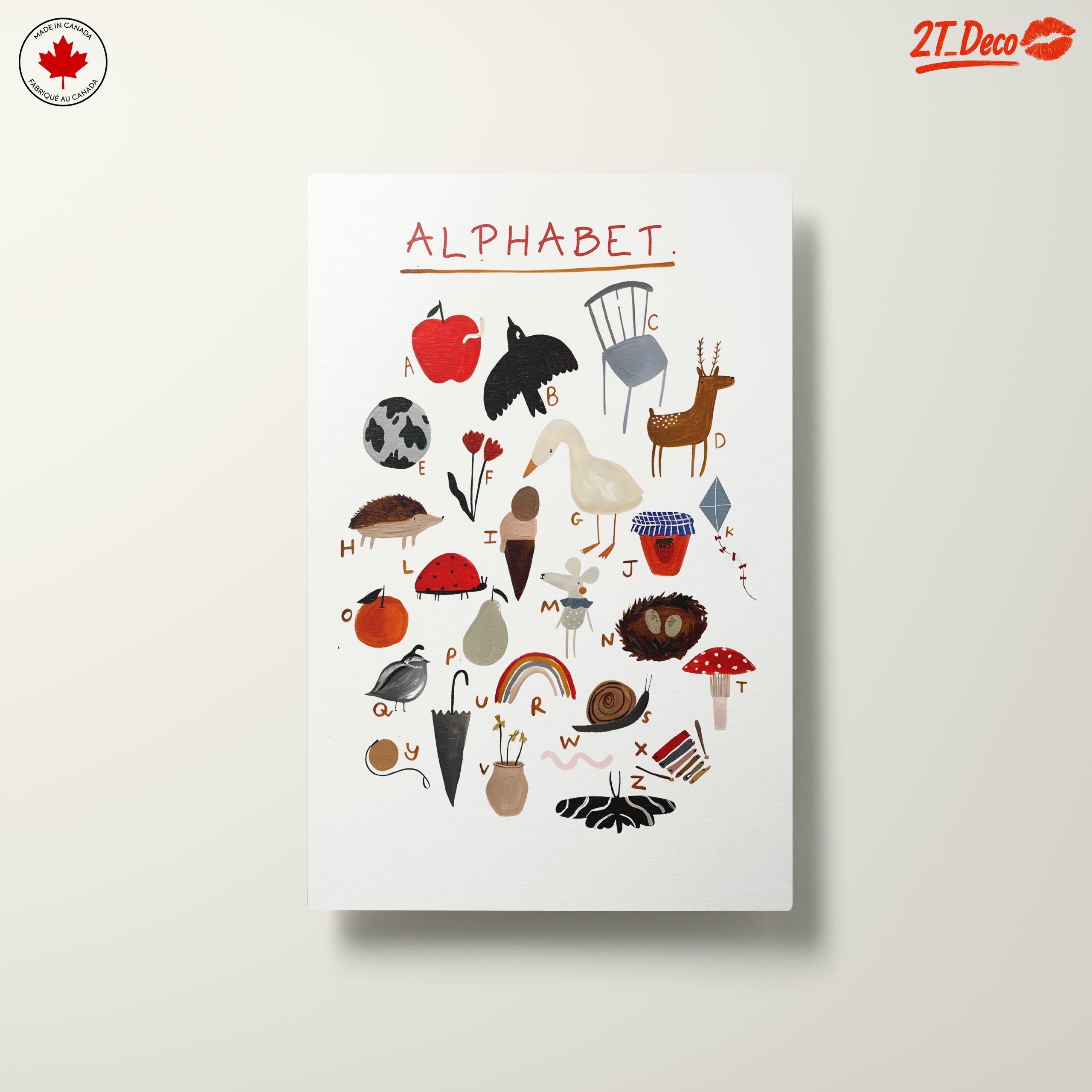 Playful Alphabet Illustrations for Kids - Image 10