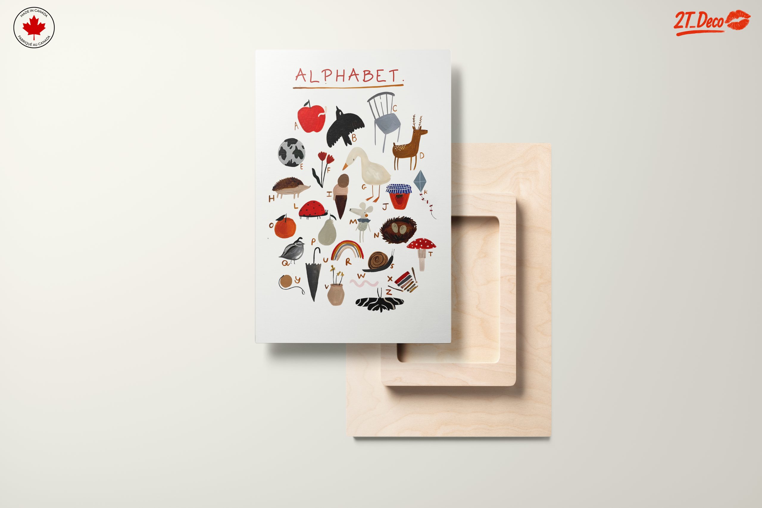 Playful Alphabet Illustrations for Kids - Image 11