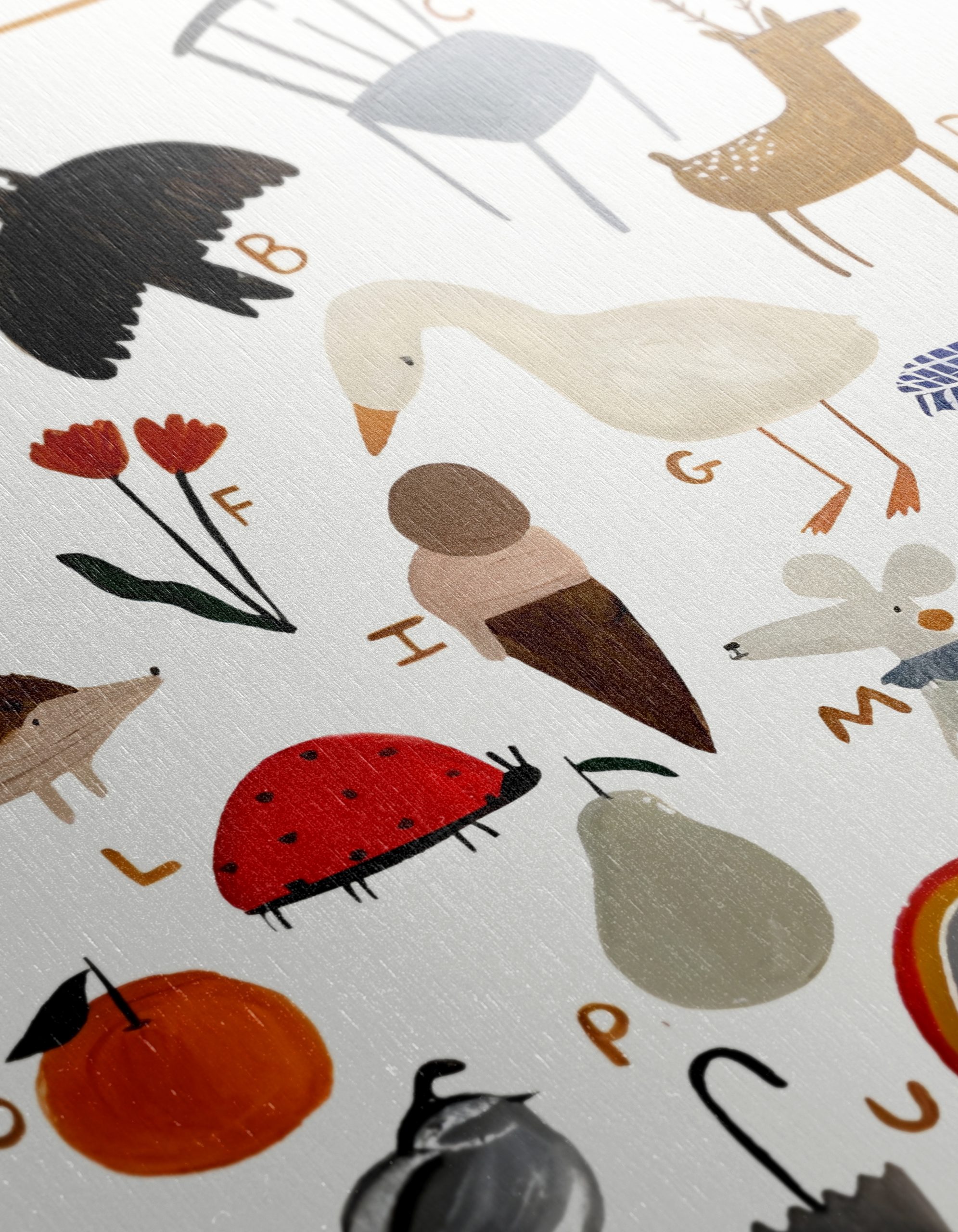Playful Alphabet Illustrations for Kids - Image 12