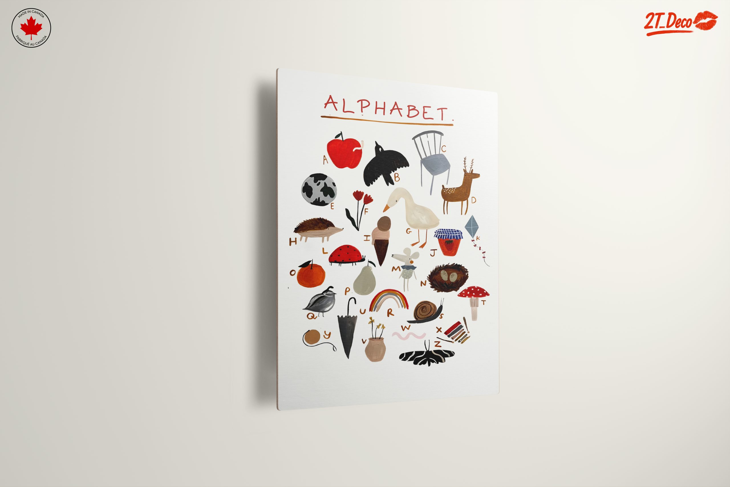 Playful Alphabet Illustrations for Kids - Image 13