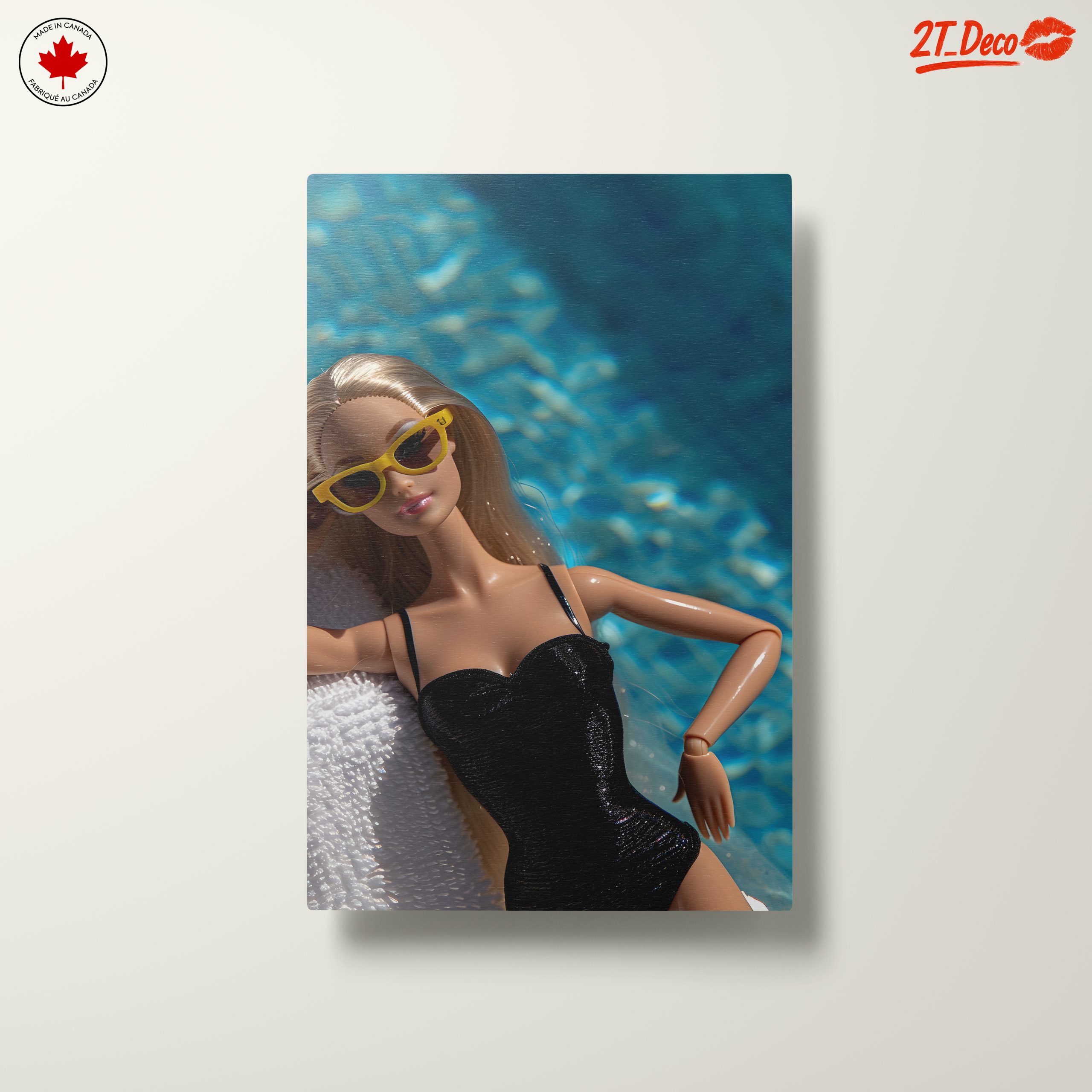 Fashion Doll Relaxing by Poolside - Image 10
