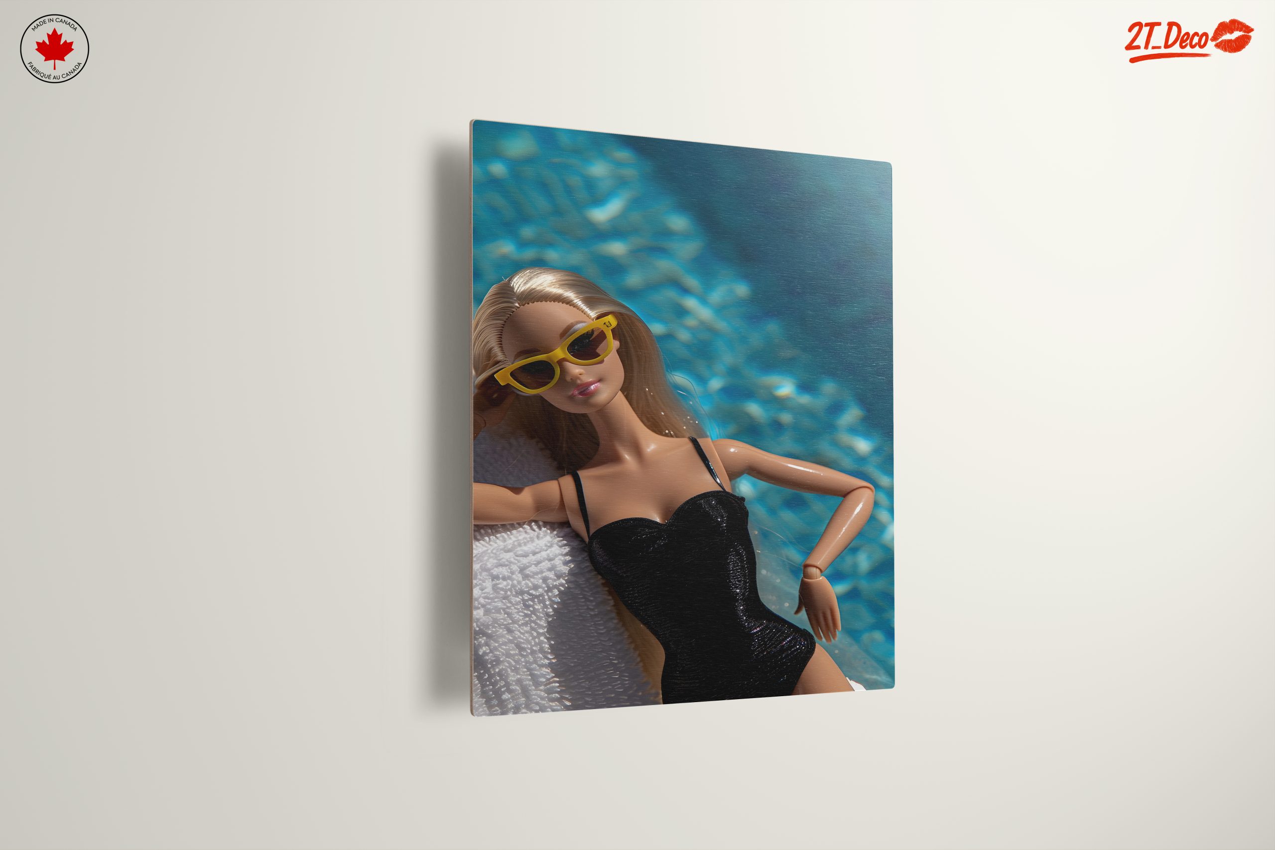 Fashion Doll Relaxing by Poolside - Image 13