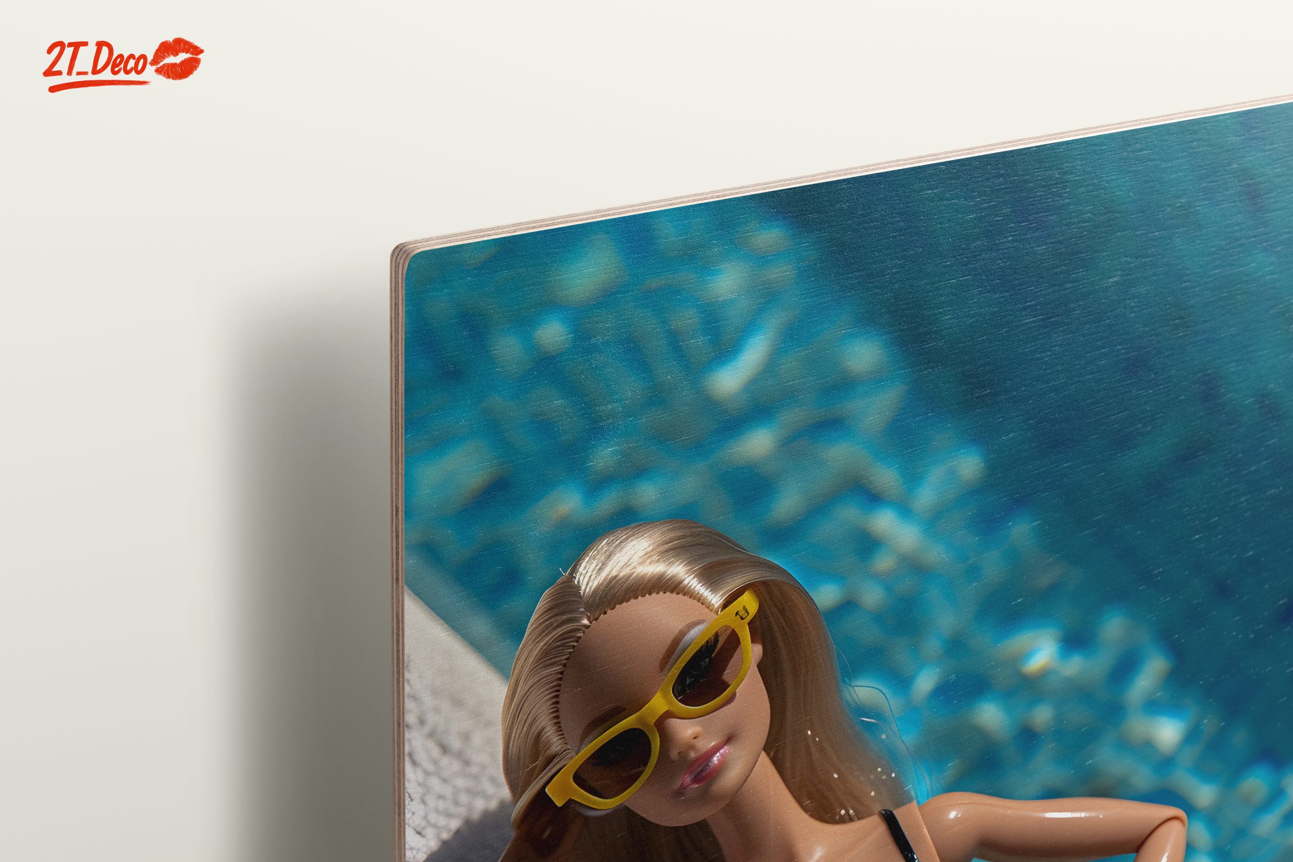 Fashion Doll Relaxing by Poolside - Image 15
