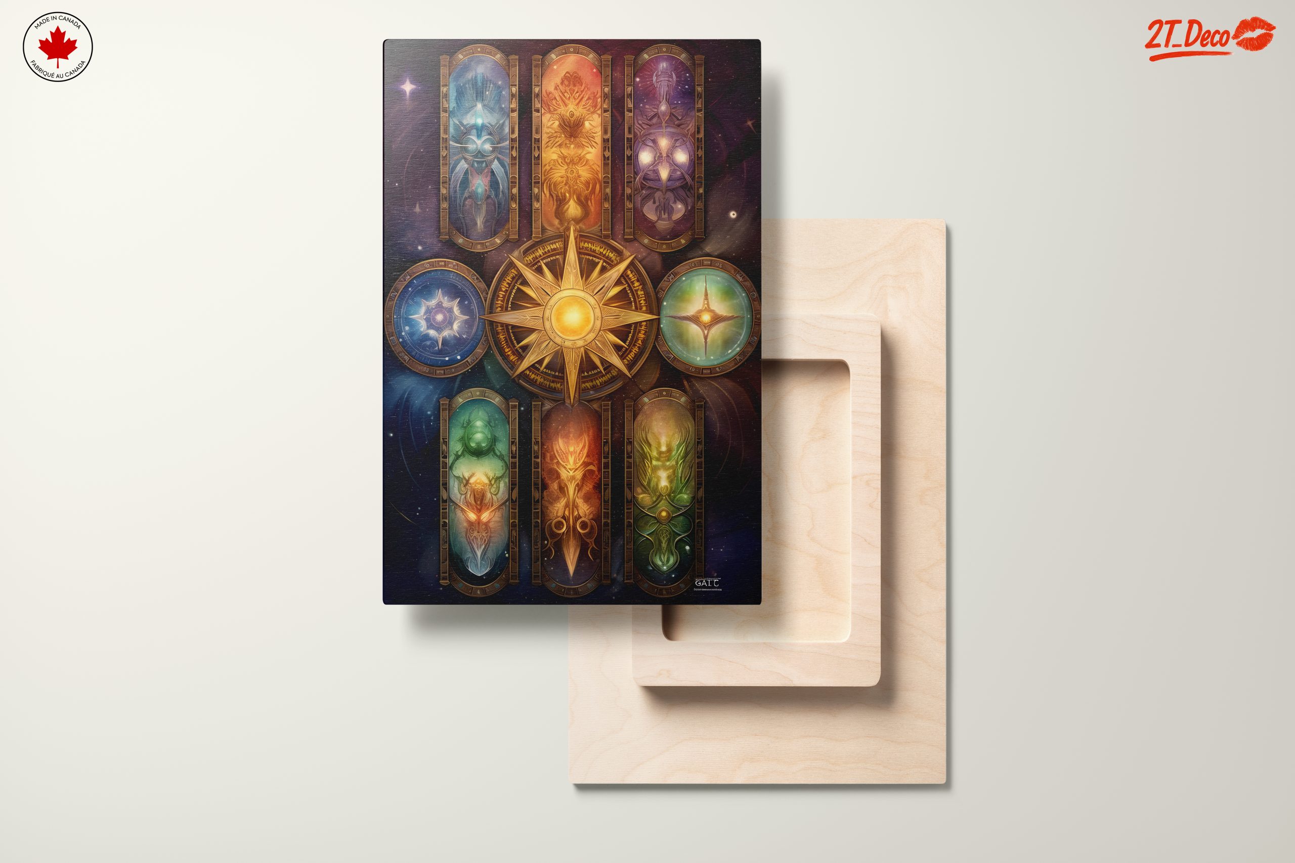 Celestial Fantasy Spiritual Artwork with Vibrant Colors - Image 11
