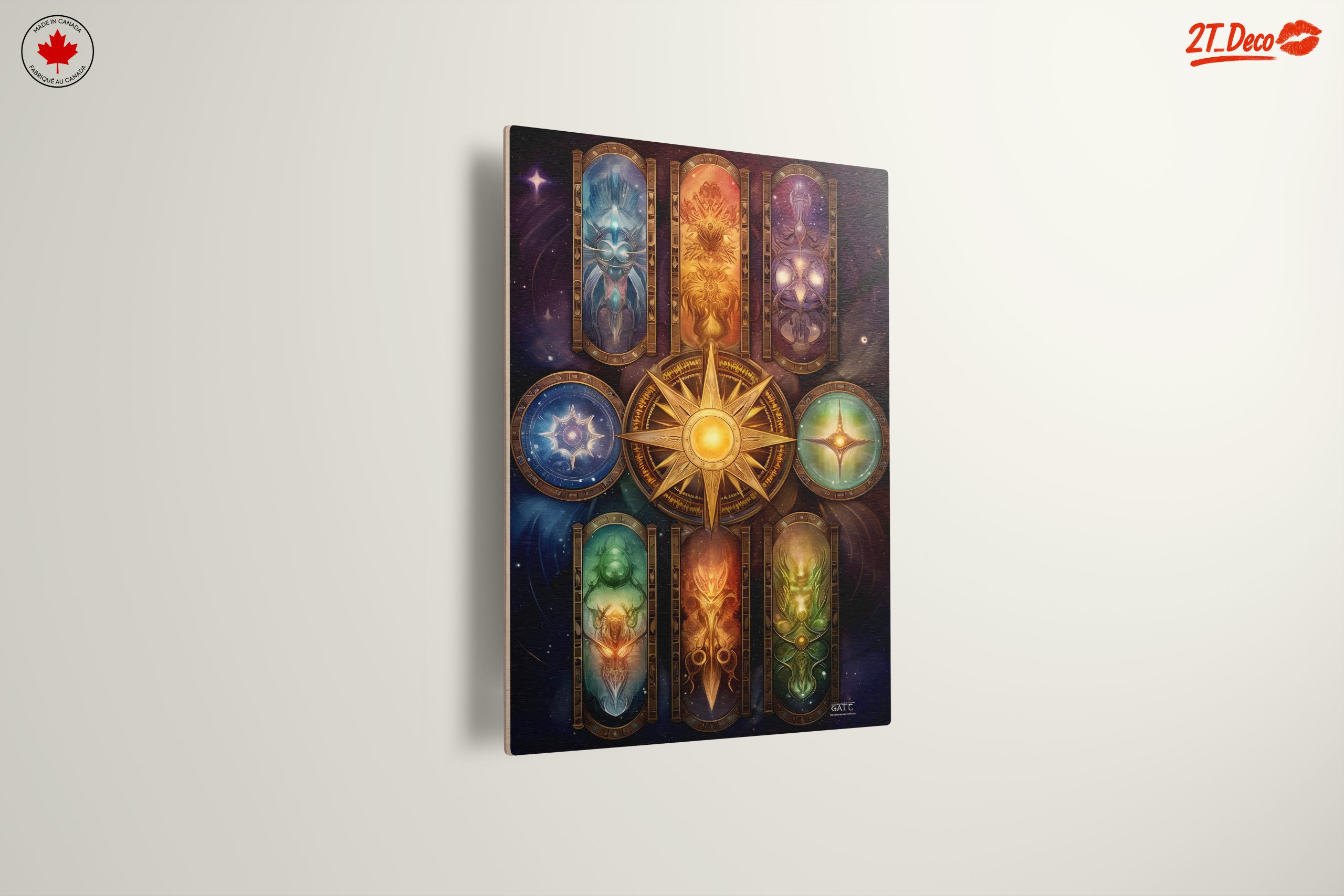 Celestial Fantasy Spiritual Artwork with Vibrant Colors - Image 13