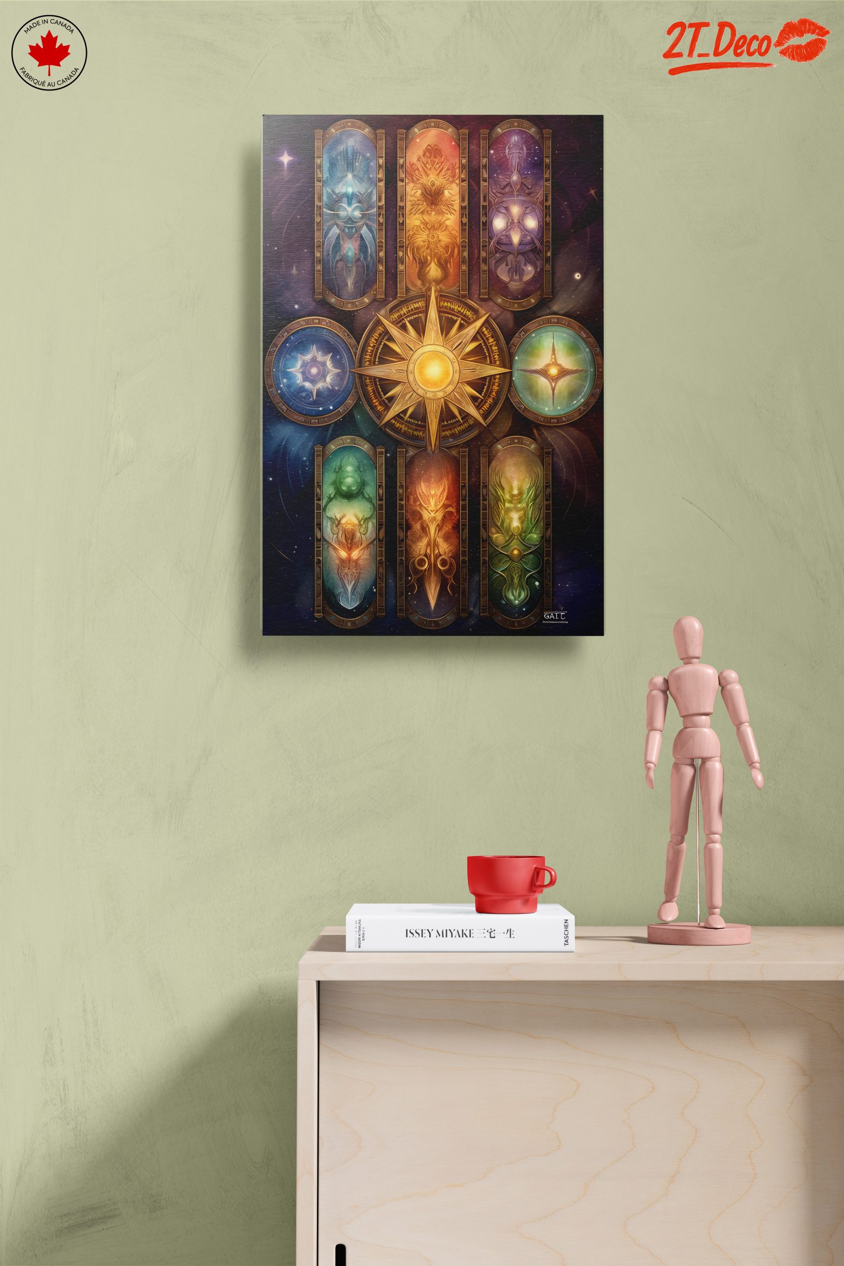 Celestial Fantasy Spiritual Artwork with Vibrant Colors - Image 14