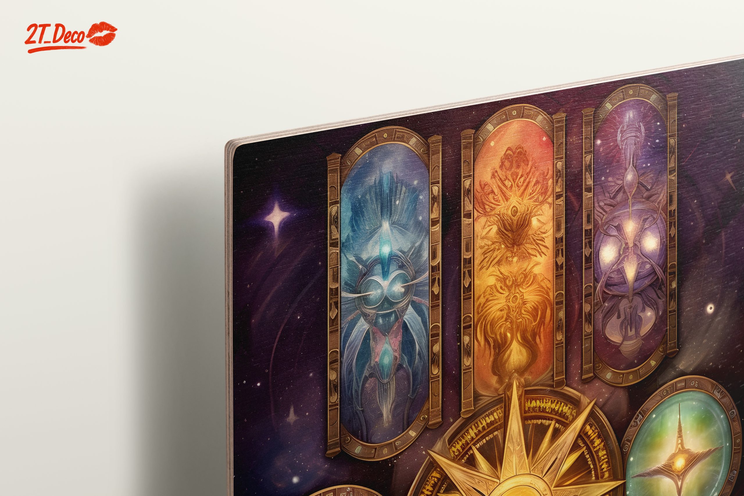 Celestial Fantasy Spiritual Artwork with Vibrant Colors - Image 15