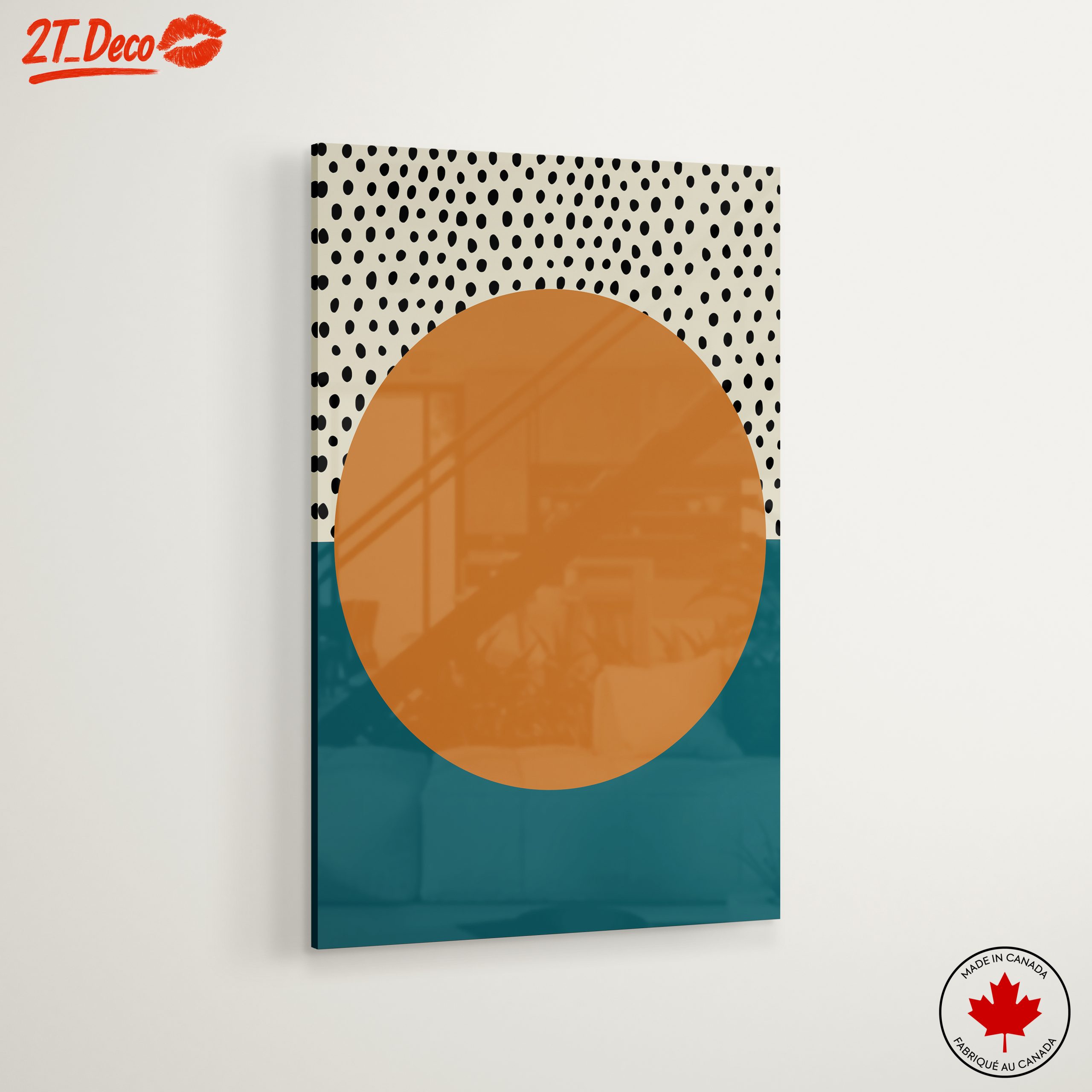 Geometric Abstract Art with Earthy Tones 6 - Image 6