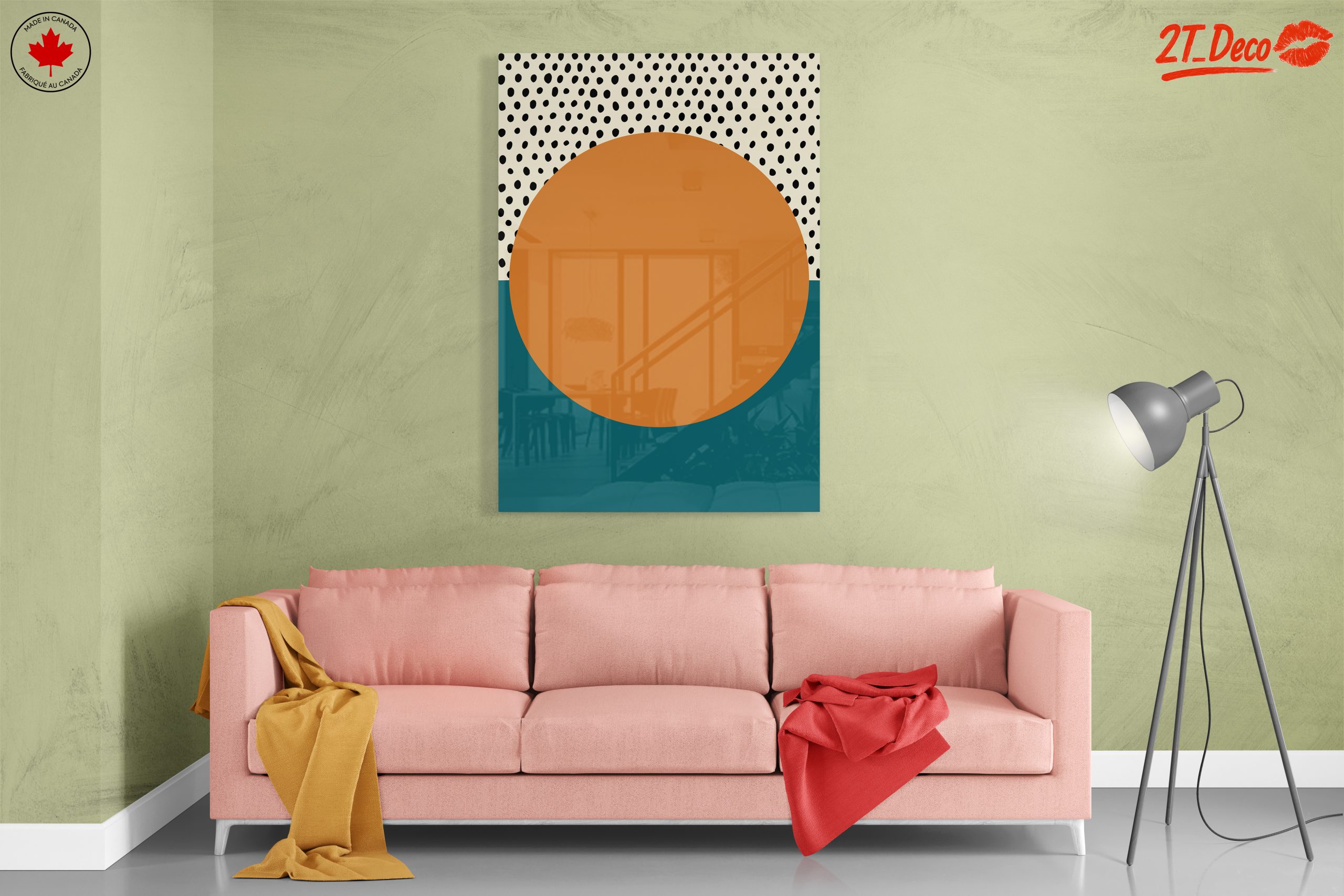 Geometric Abstract Art with Earthy Tones 6 - Image 7