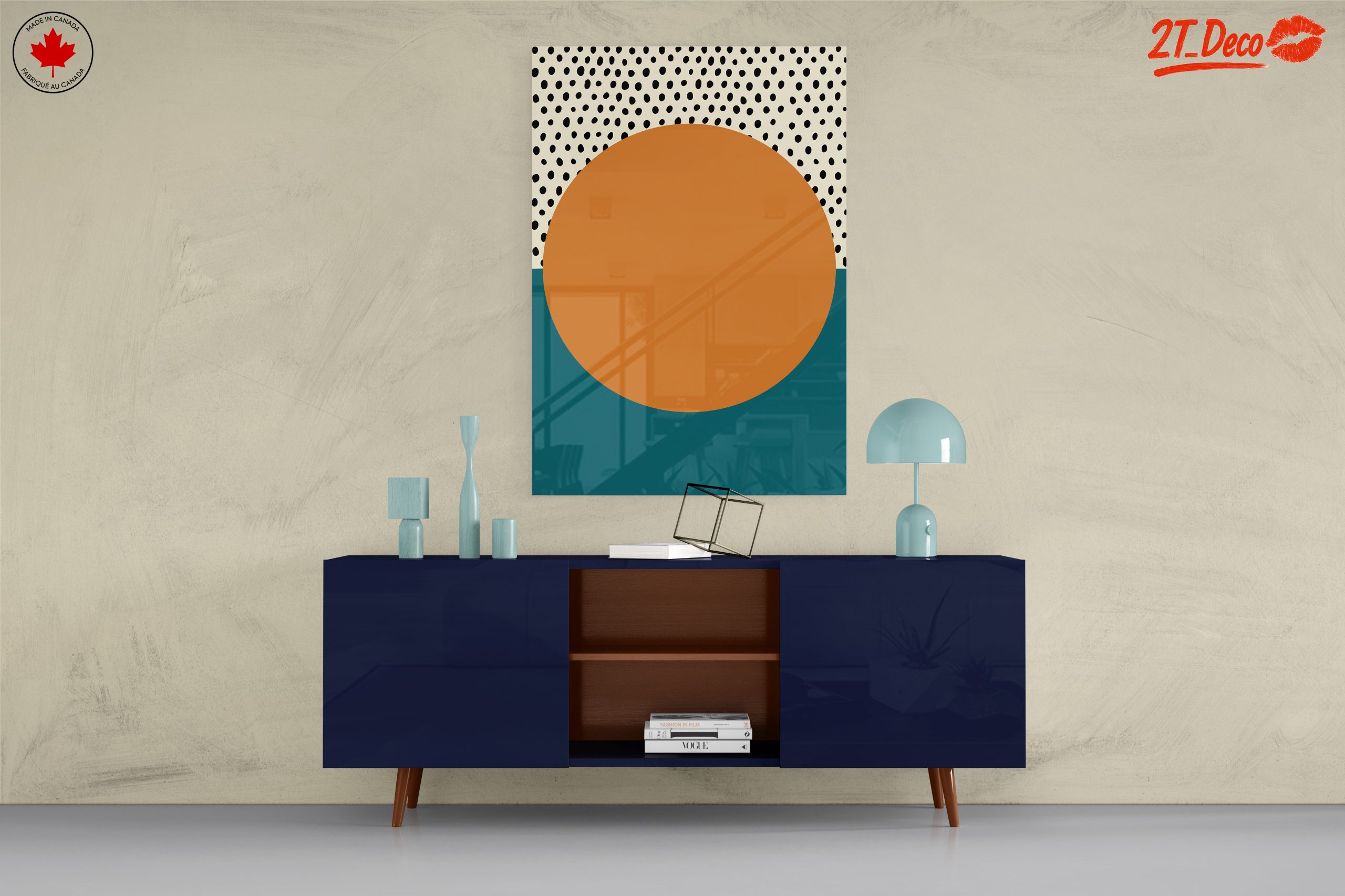 Geometric Abstract Art with Earthy Tones 6 - Image 8