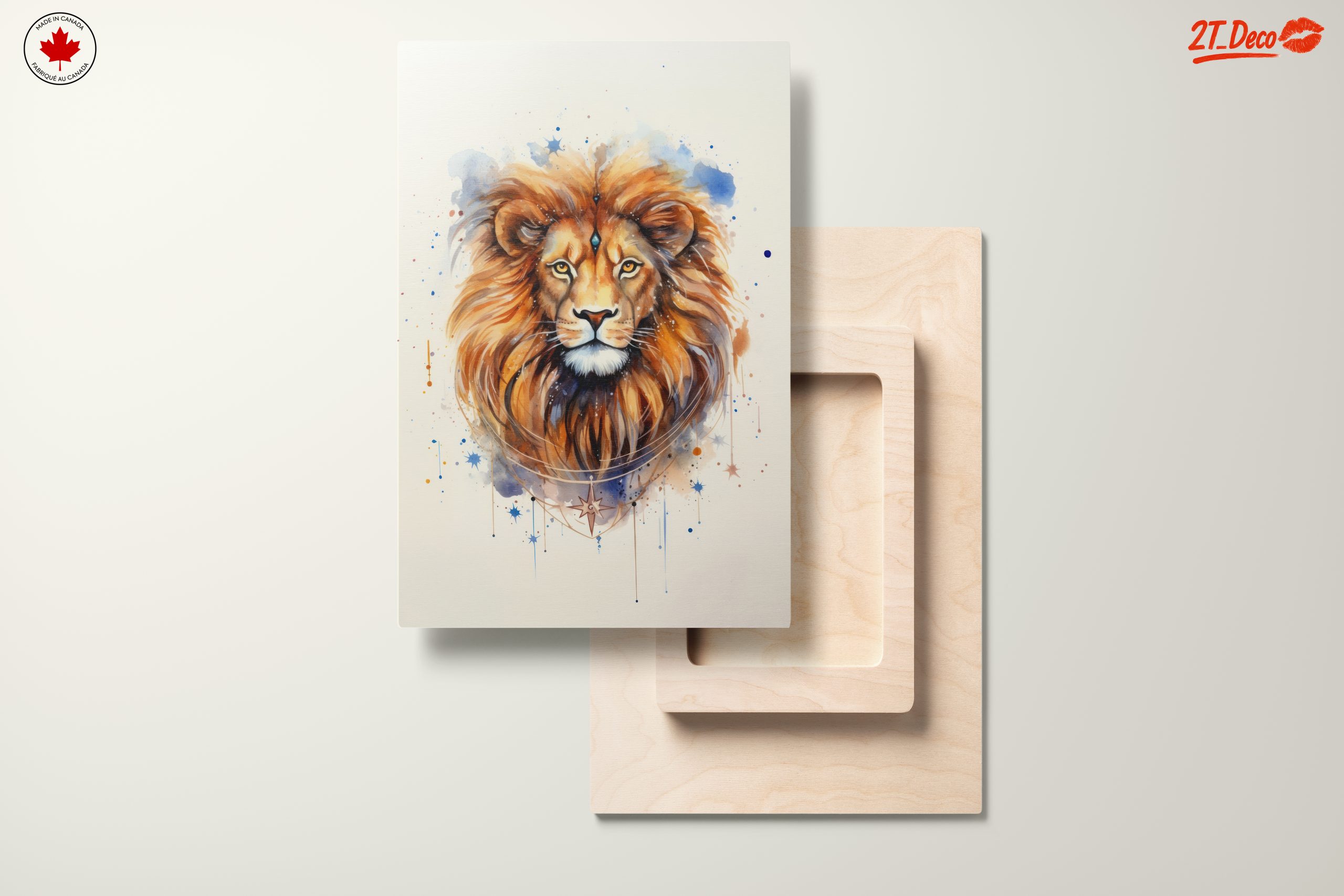 Majestic Lion Watercolor Art - Image 11