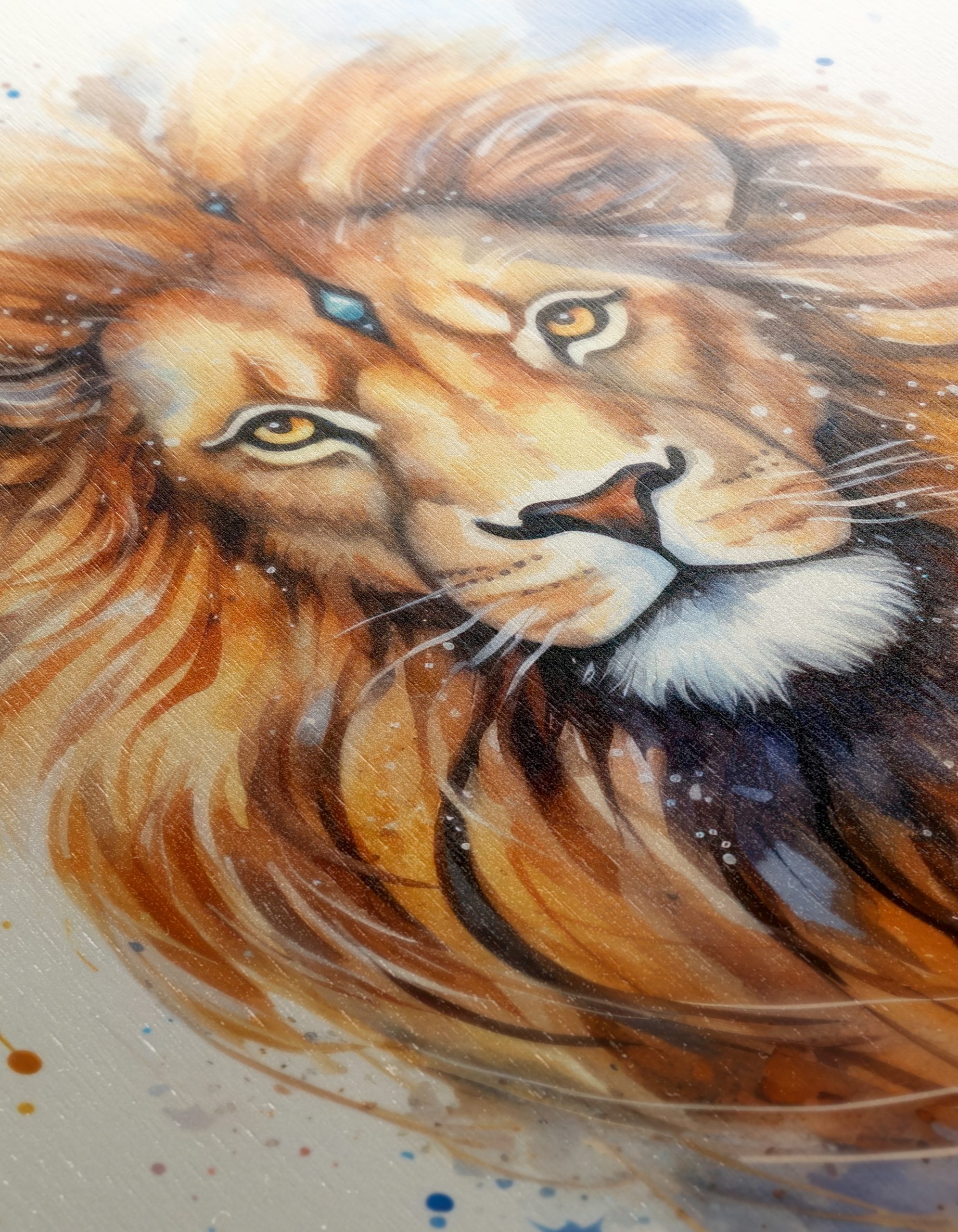 Majestic Lion Watercolor Art - Image 12