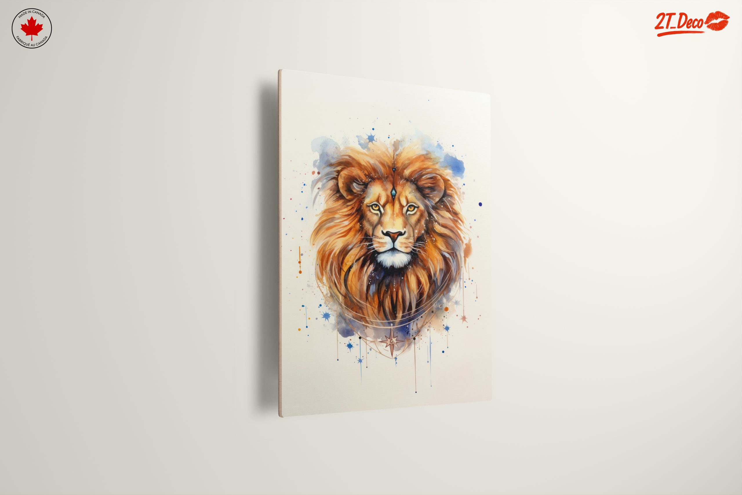 Majestic Lion Watercolor Art - Image 13