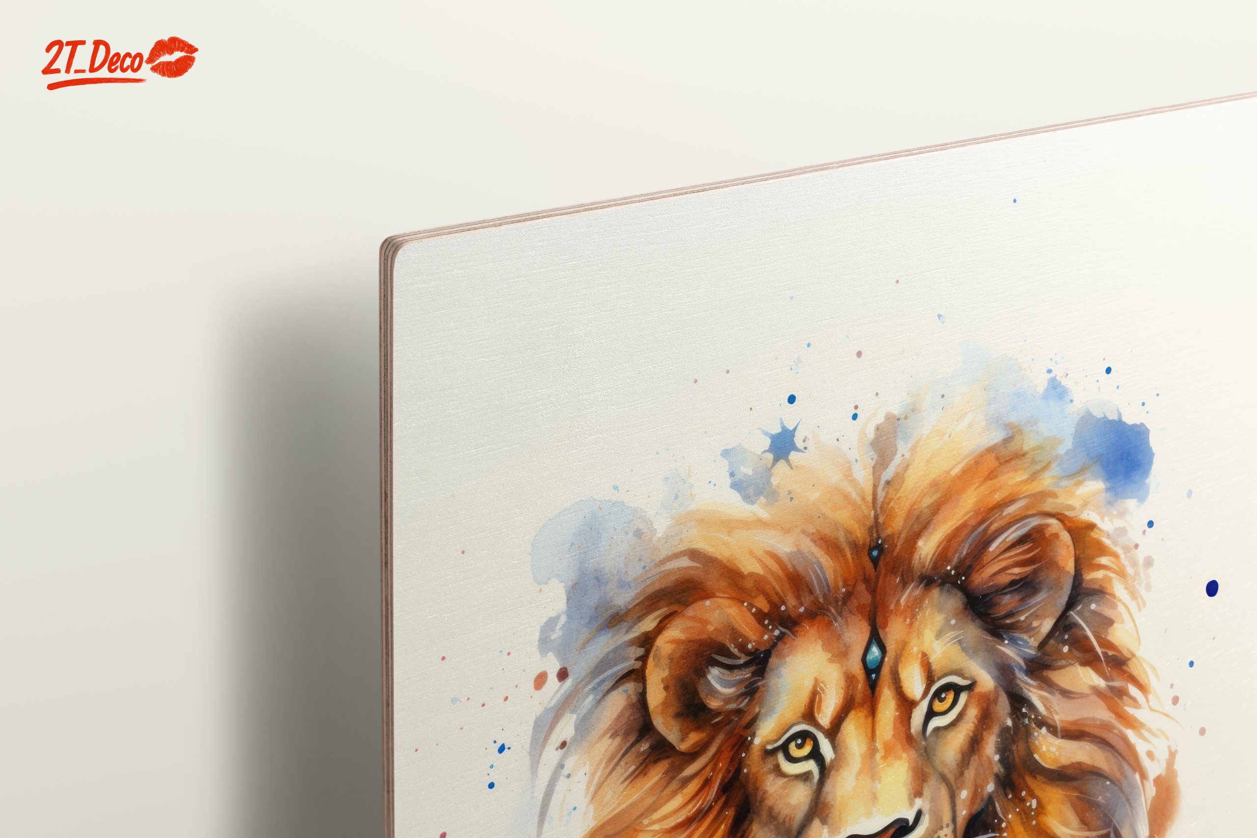 Majestic Lion Watercolor Art - Image 15