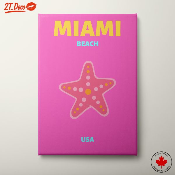 Miami Beach Starfish Art