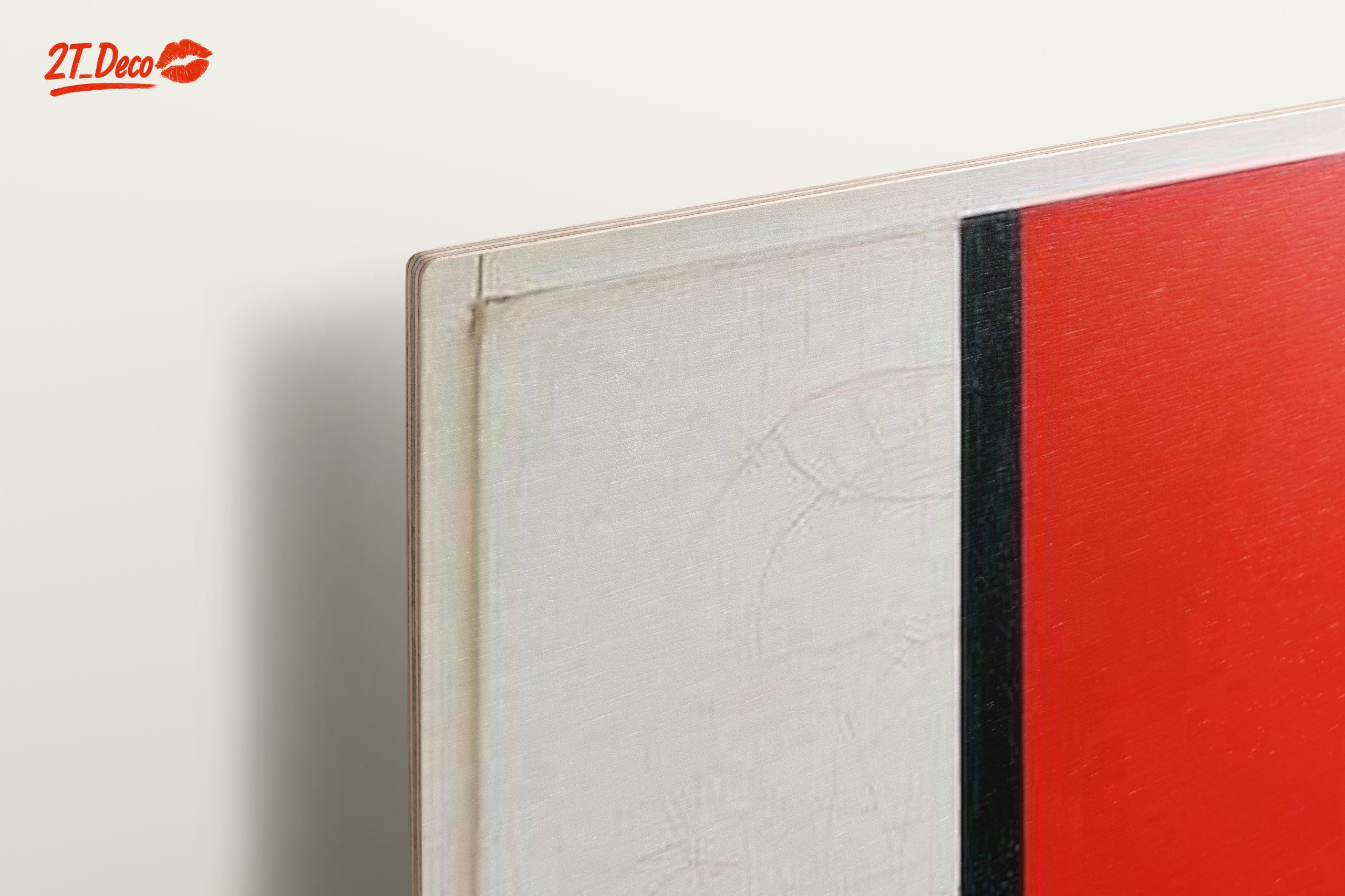 Geometric Red Abstract Composition - Image 15