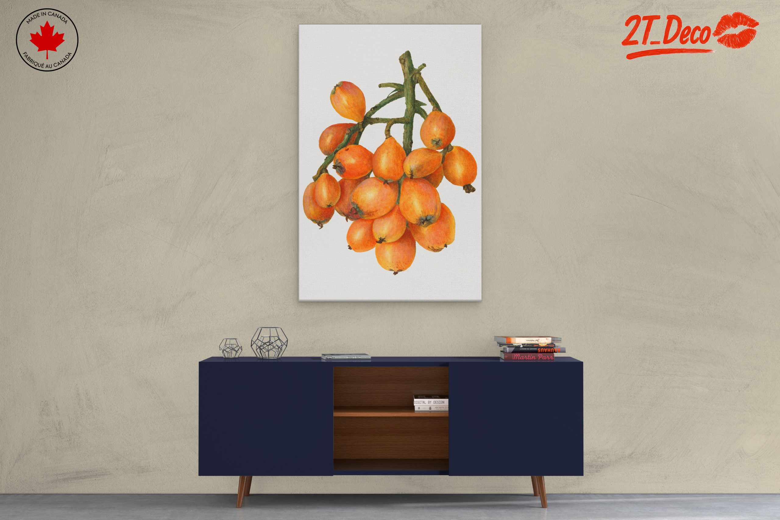 Detailed Botanical Illustration of Loquats - Image 3