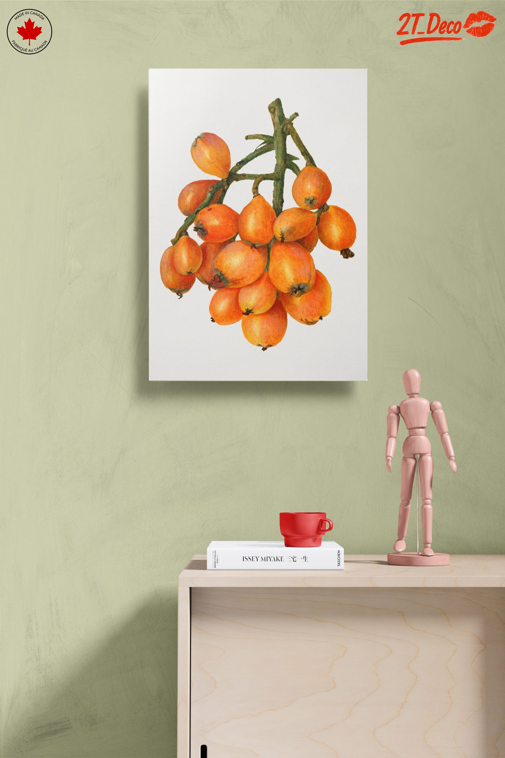 Detailed Botanical Illustration of Loquats - Image 14