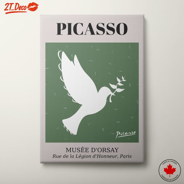 Contemporary Dove Art Inspired by Picasso