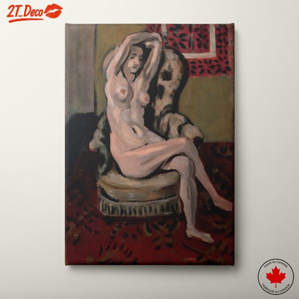 Modern Artistic Portrait of a Reclining Nude