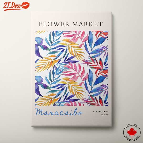 Vibrant Floral Arrangement in Watercolor 2