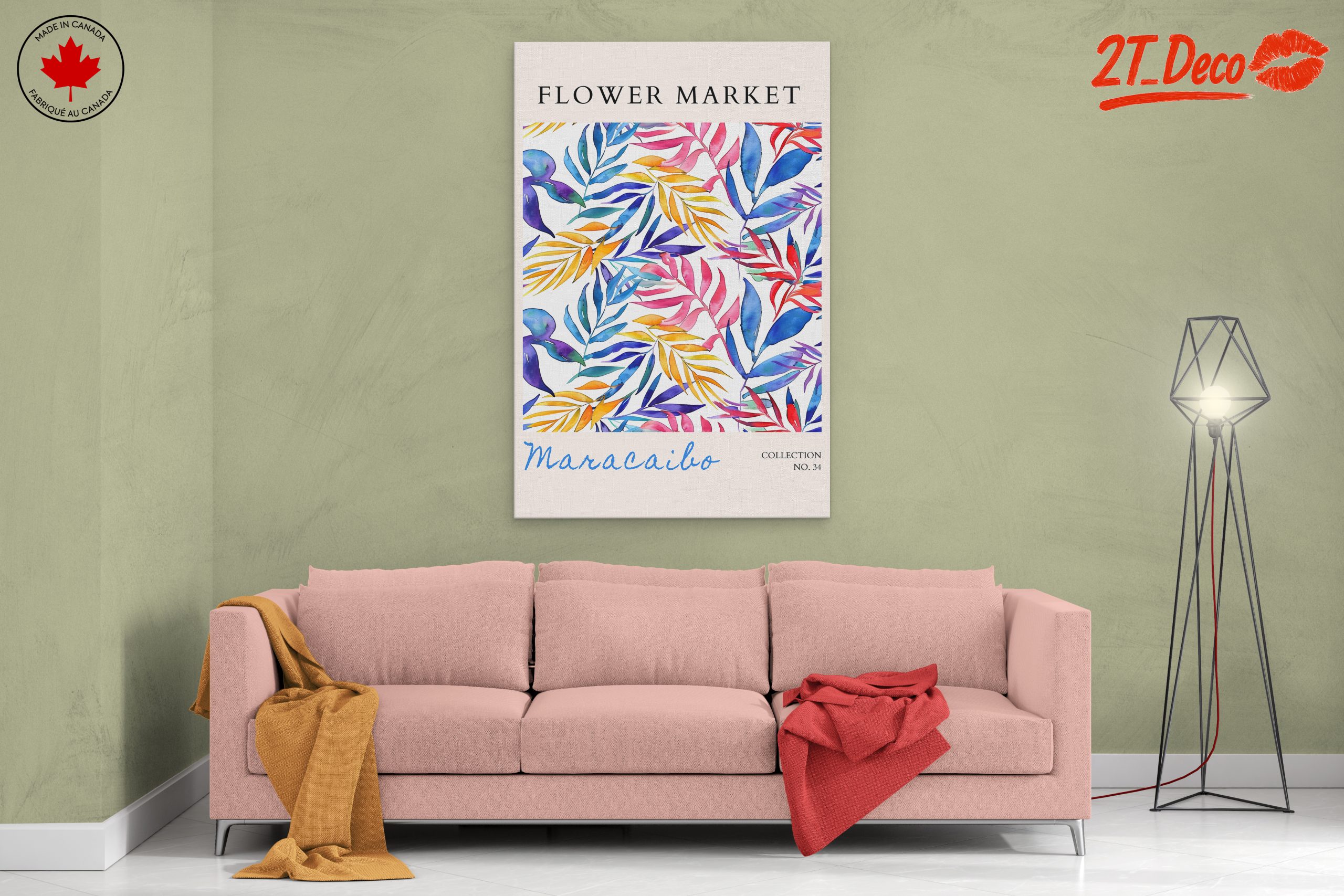 Vibrant Floral Arrangement in Watercolor 2 - Image 2