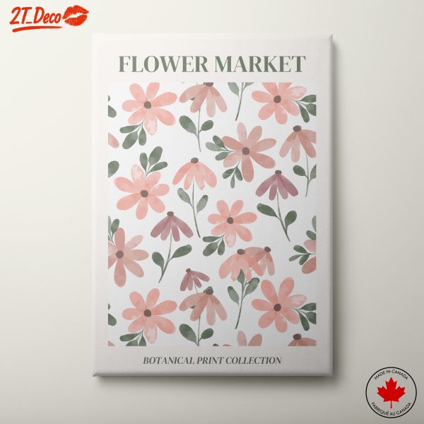 Flower Market Botanical Art 3