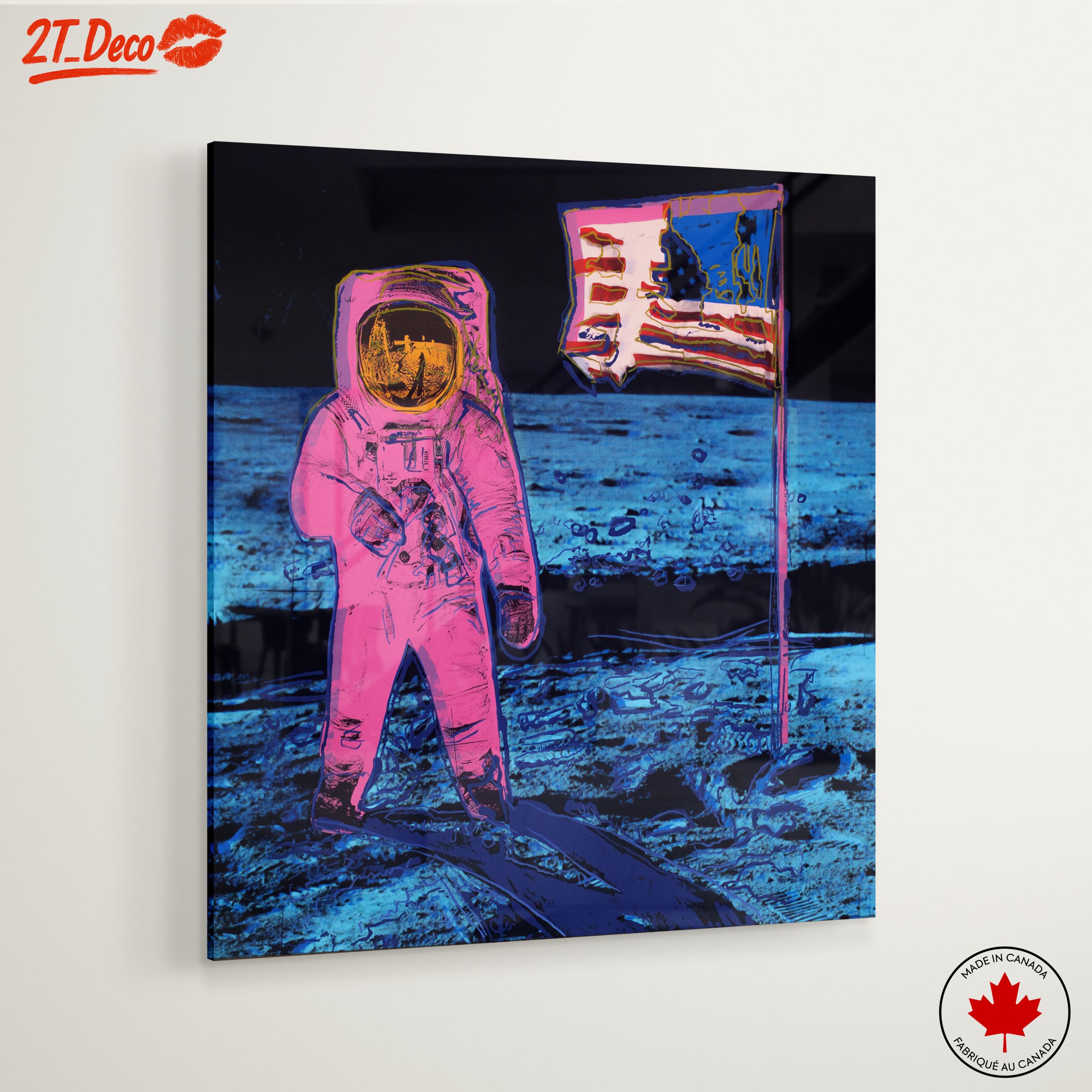 Stylized Astronaut in Vibrant Colors - Image 6