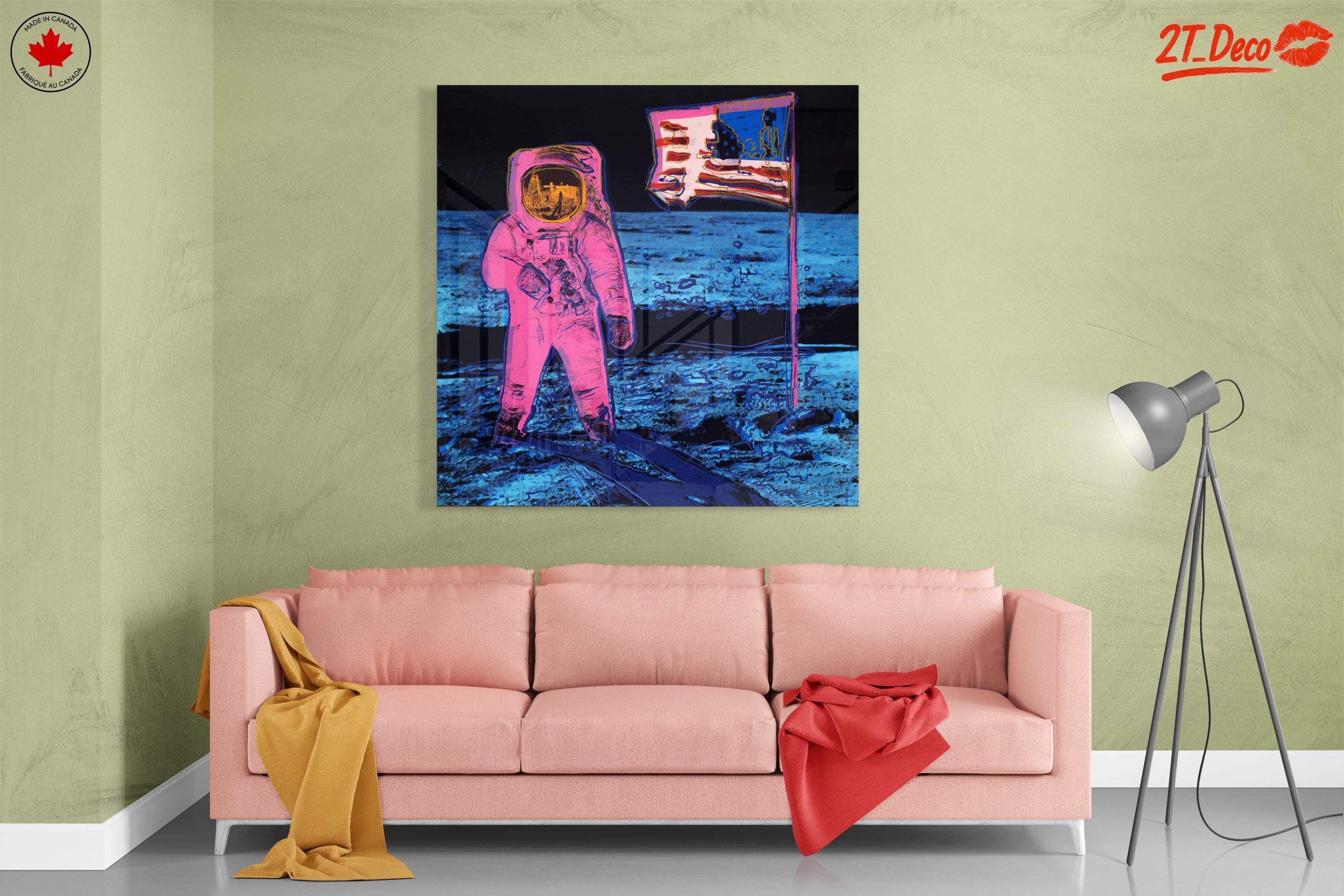 Stylized Astronaut in Vibrant Colors - Image 7
