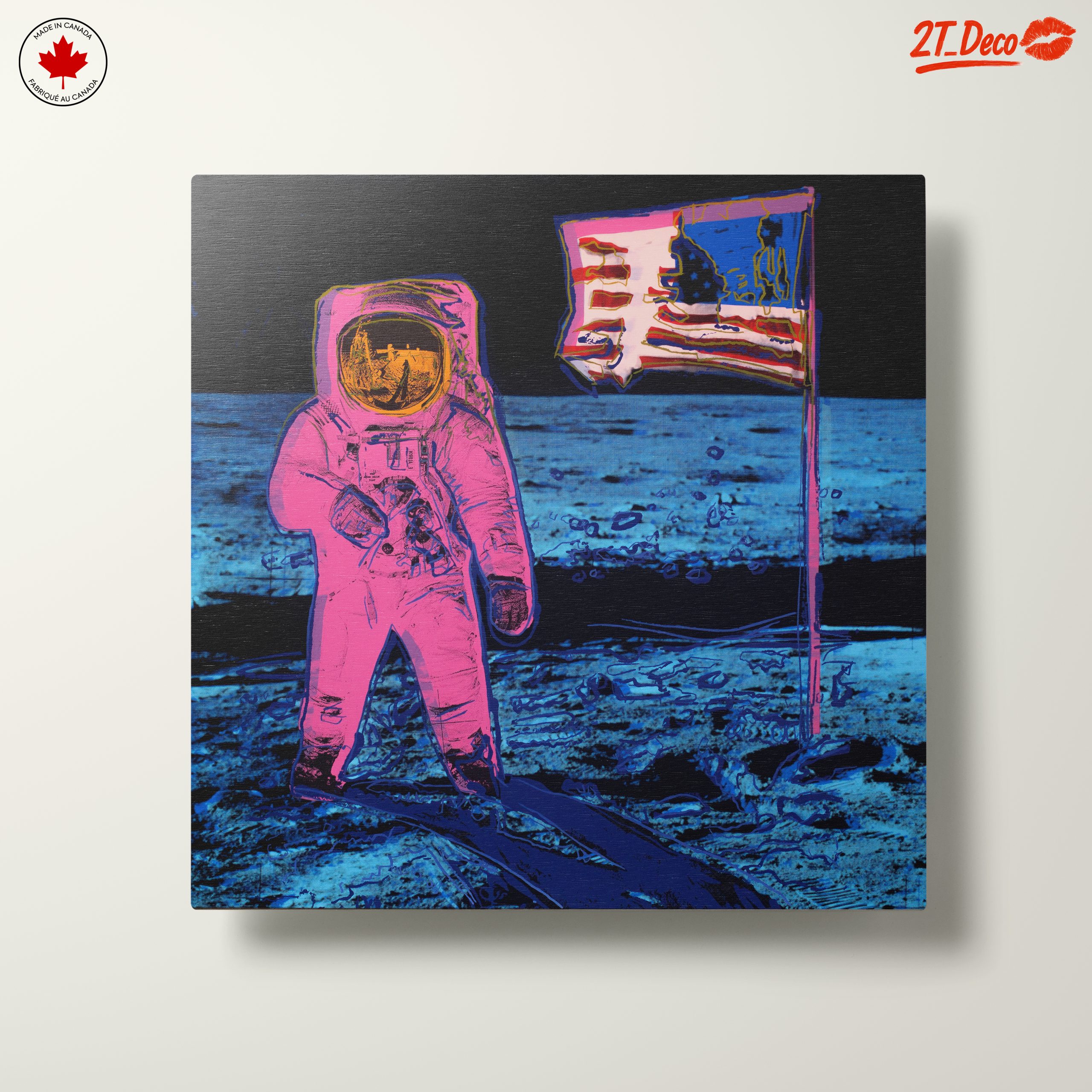 Stylized Astronaut in Vibrant Colors - Image 10
