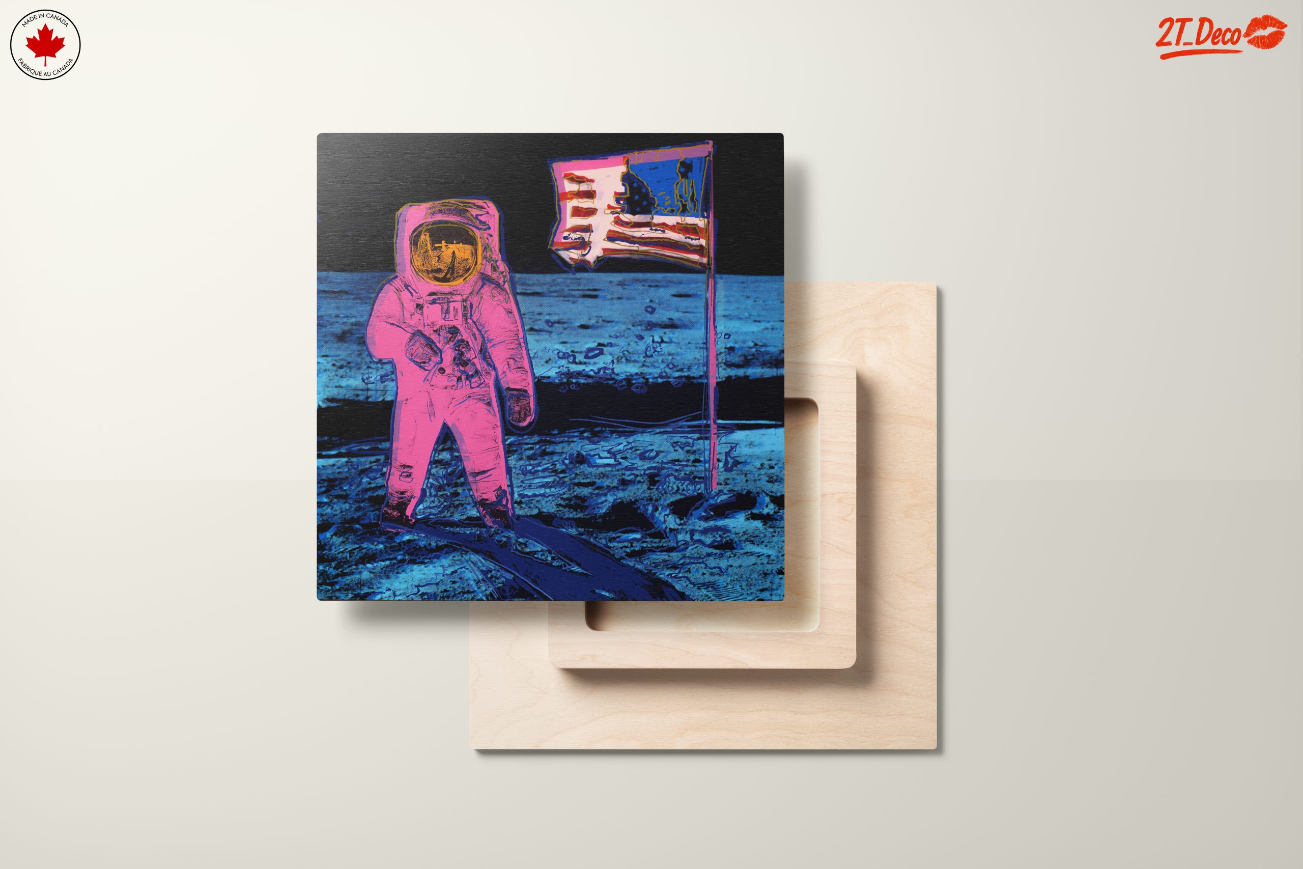 Stylized Astronaut in Vibrant Colors - Image 11