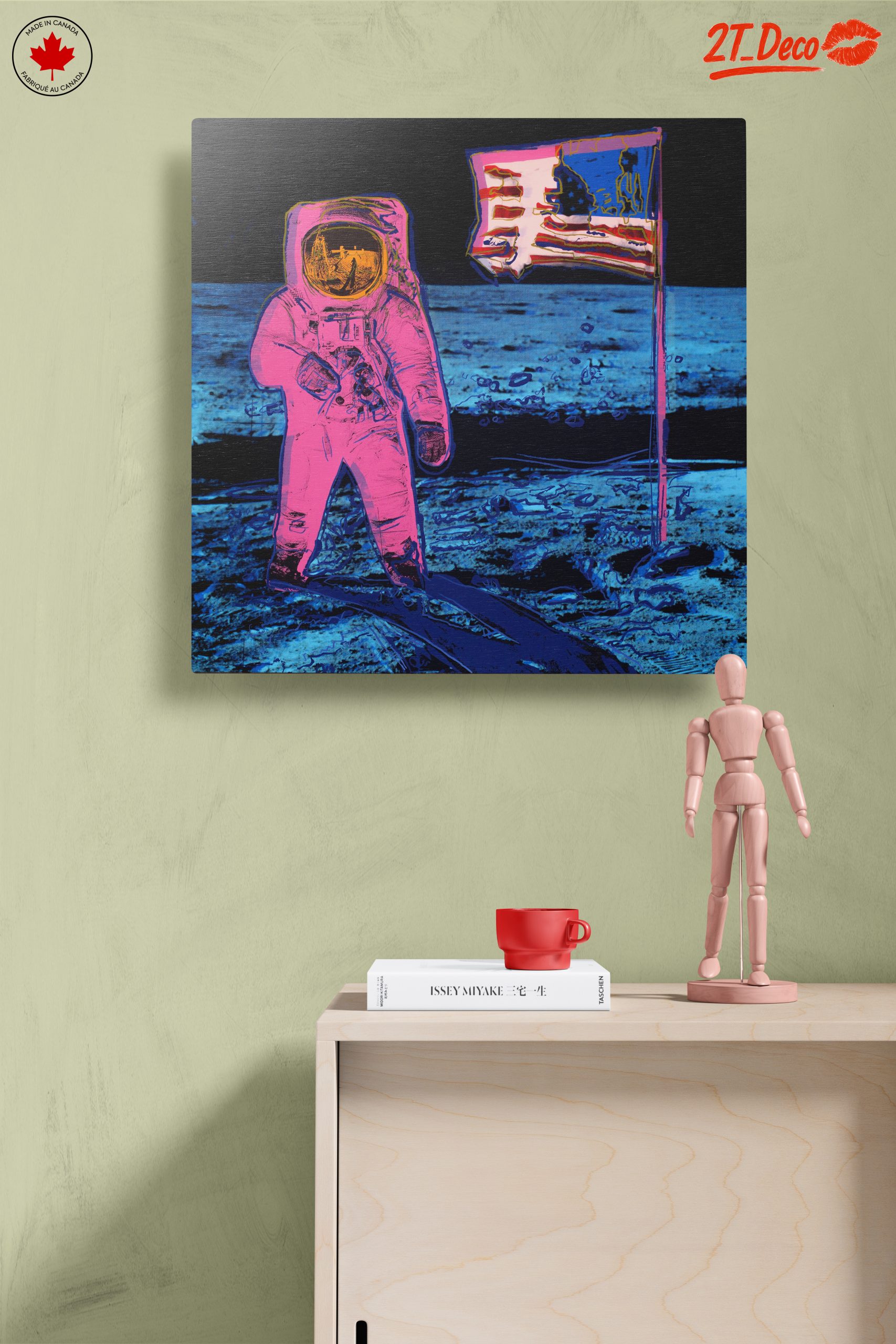 Stylized Astronaut in Vibrant Colors - Image 14