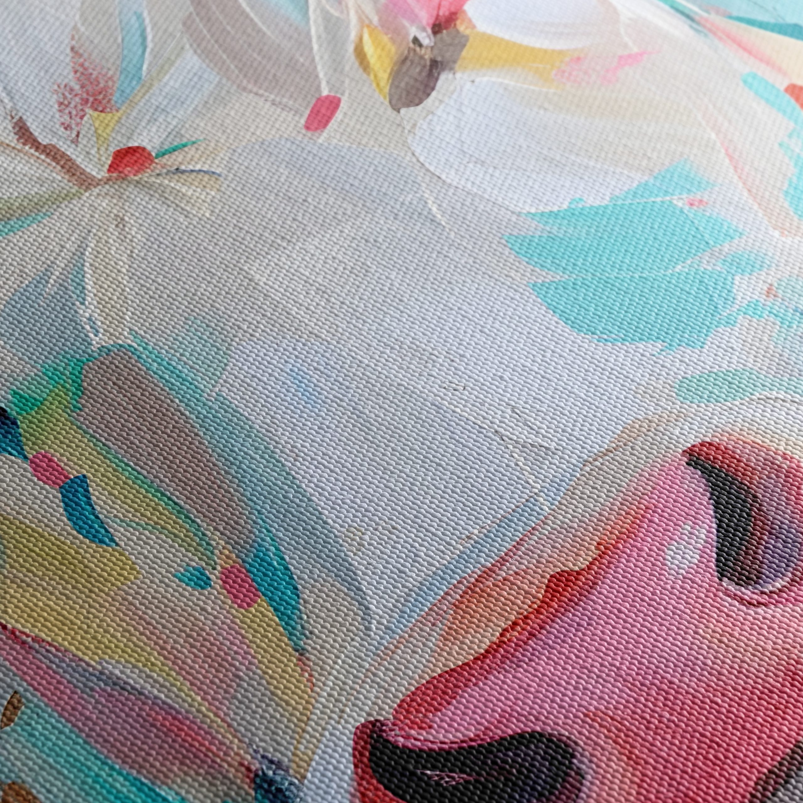 Vibrant Cow Portrait with Playful Colors - Image 5