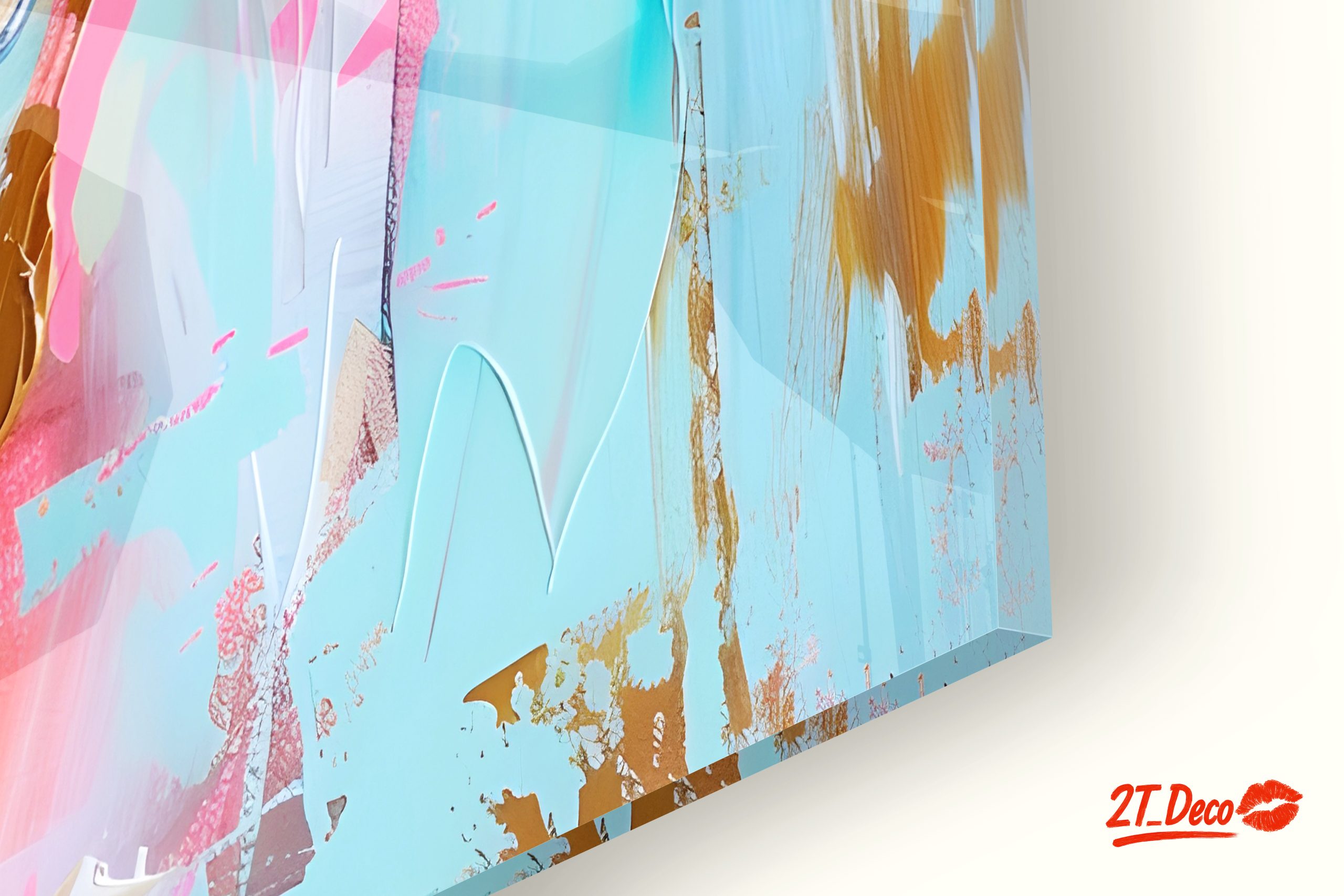 Vibrant Cow Portrait with Playful Colors - Image 9