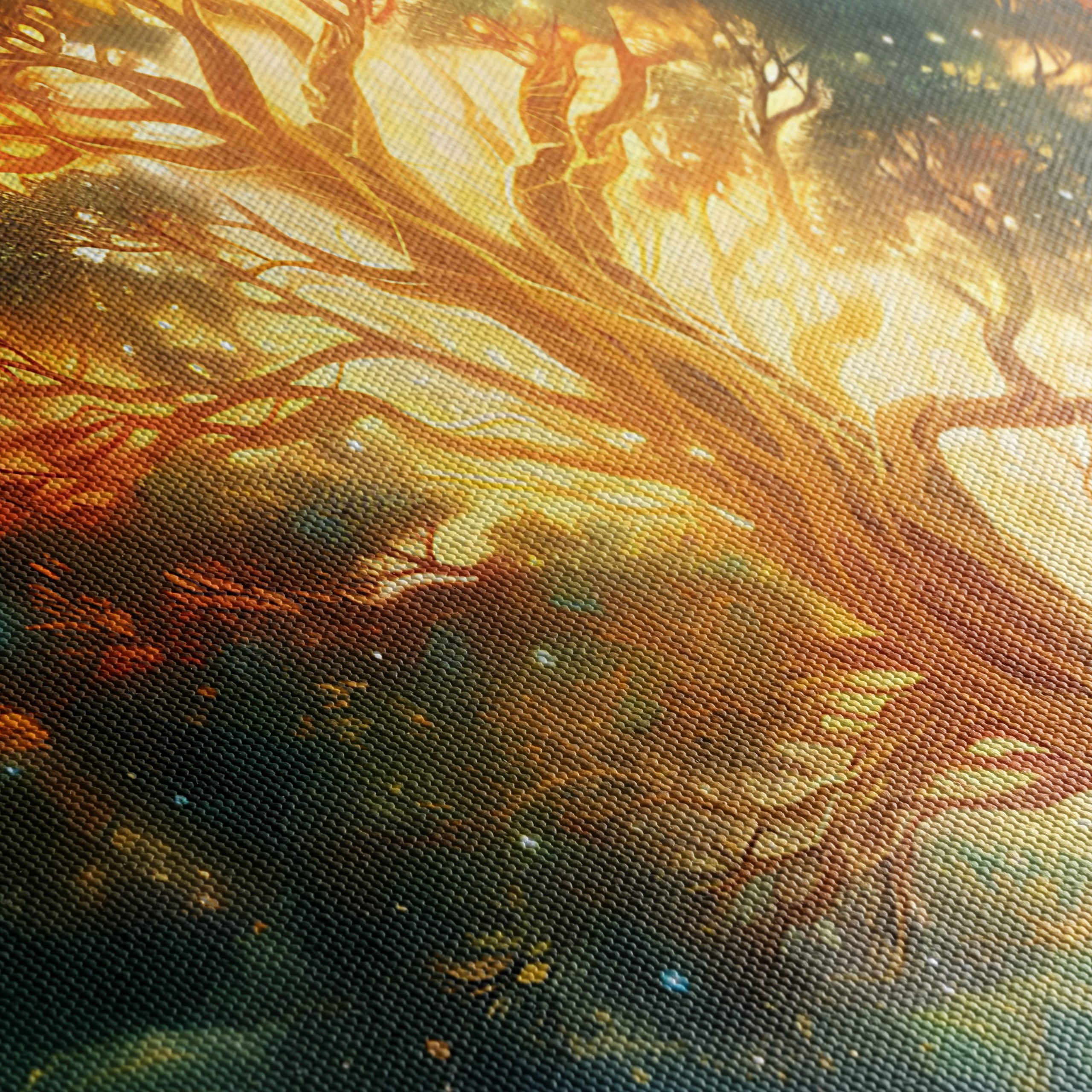Mystical Tree Spirit in Cosmic Landscape - Image 5