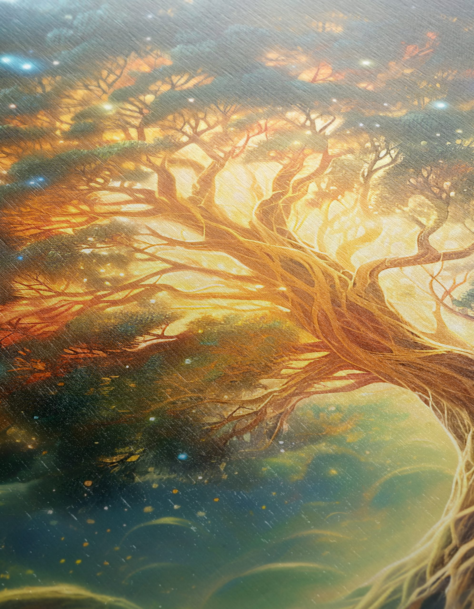 Mystical Tree Spirit in Cosmic Landscape - Image 12
