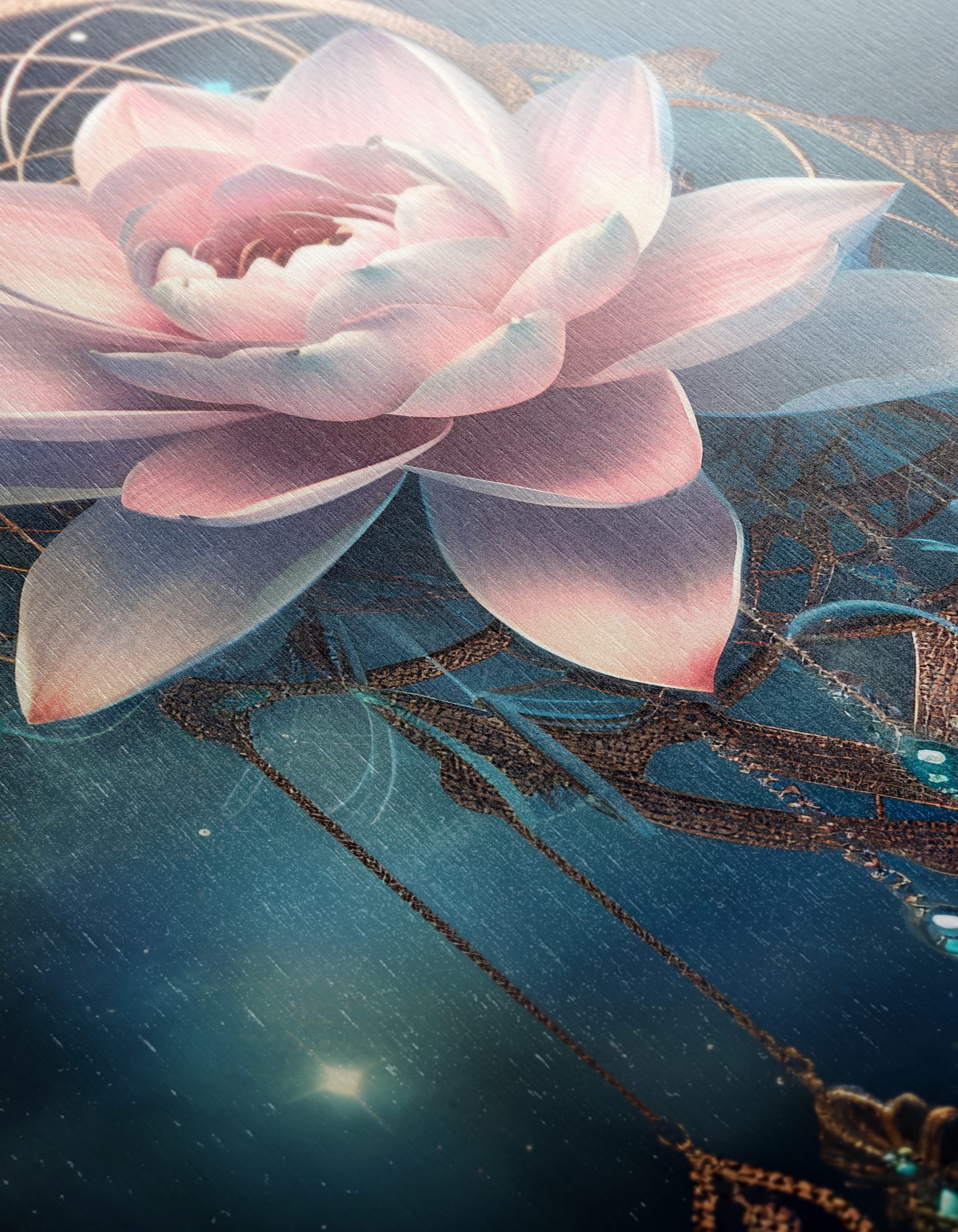 Stunning Celestial Lotus Flower Art - Image 12