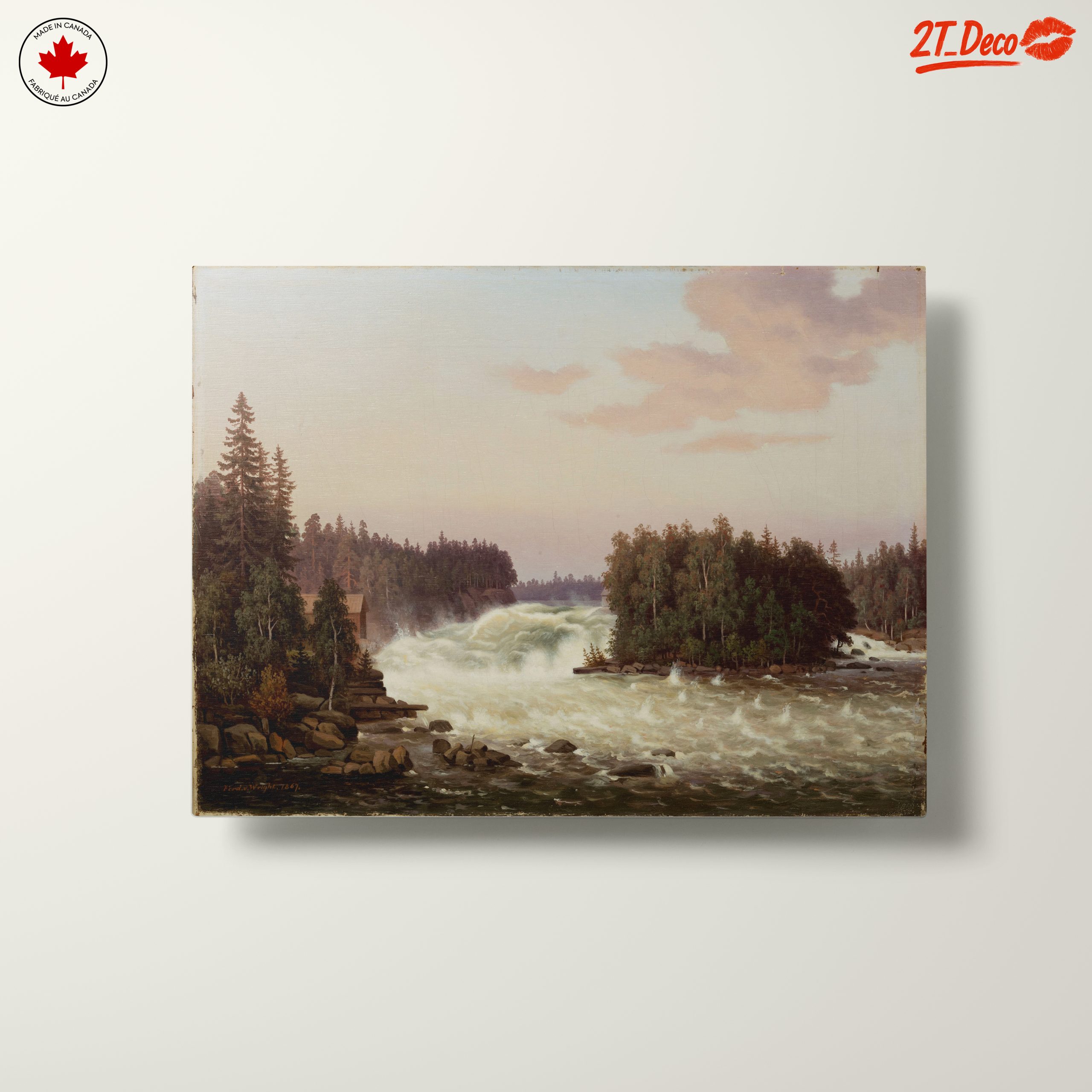 Majestic Waterfall in Lush Forest - Image 10