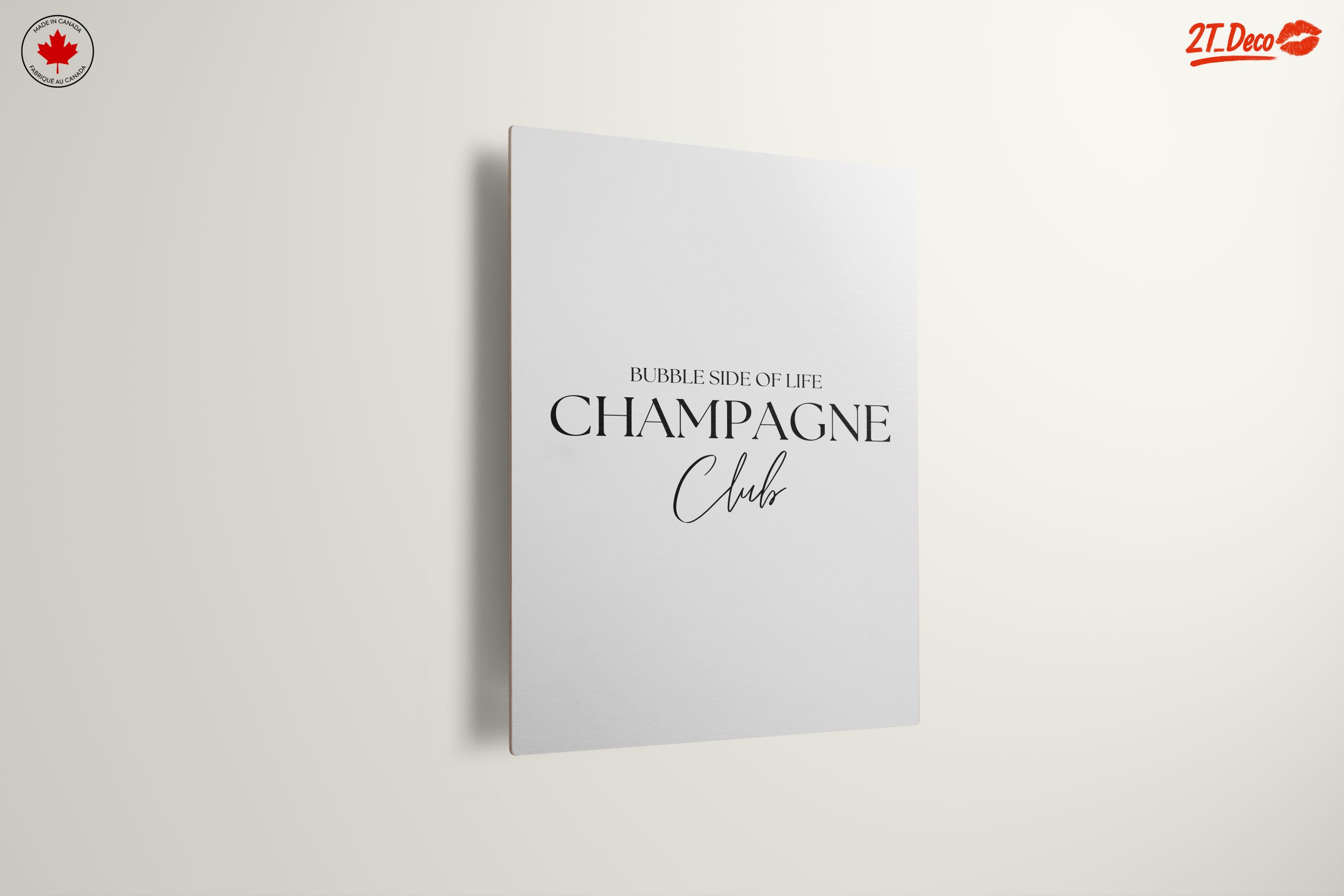 Chic Social Club Champagne Art for Modern Decor - Image 13