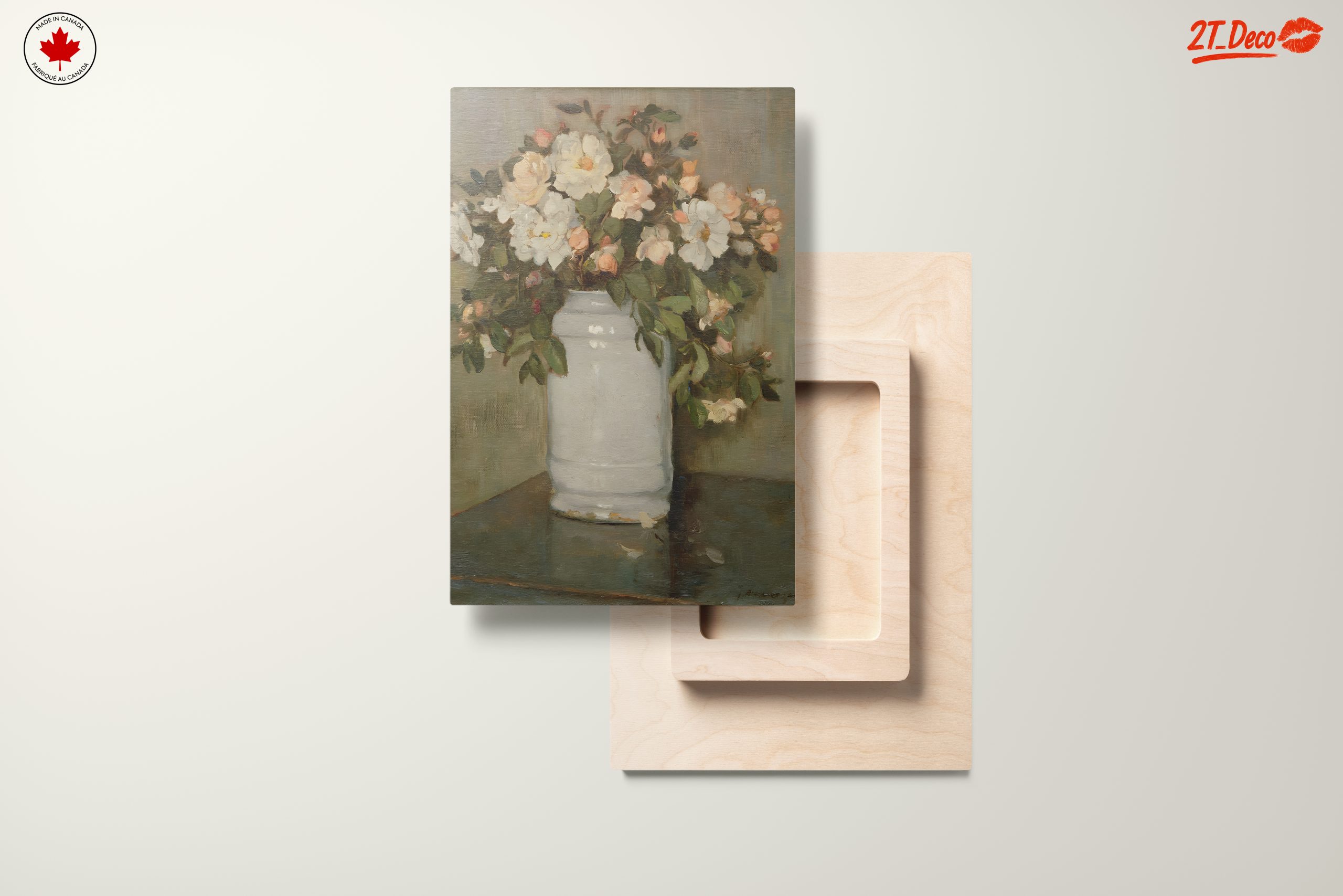 Delicate Floral Arrangement in Vase - Image 11