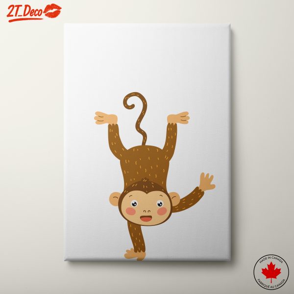 Playful Monkey Artwork For Children