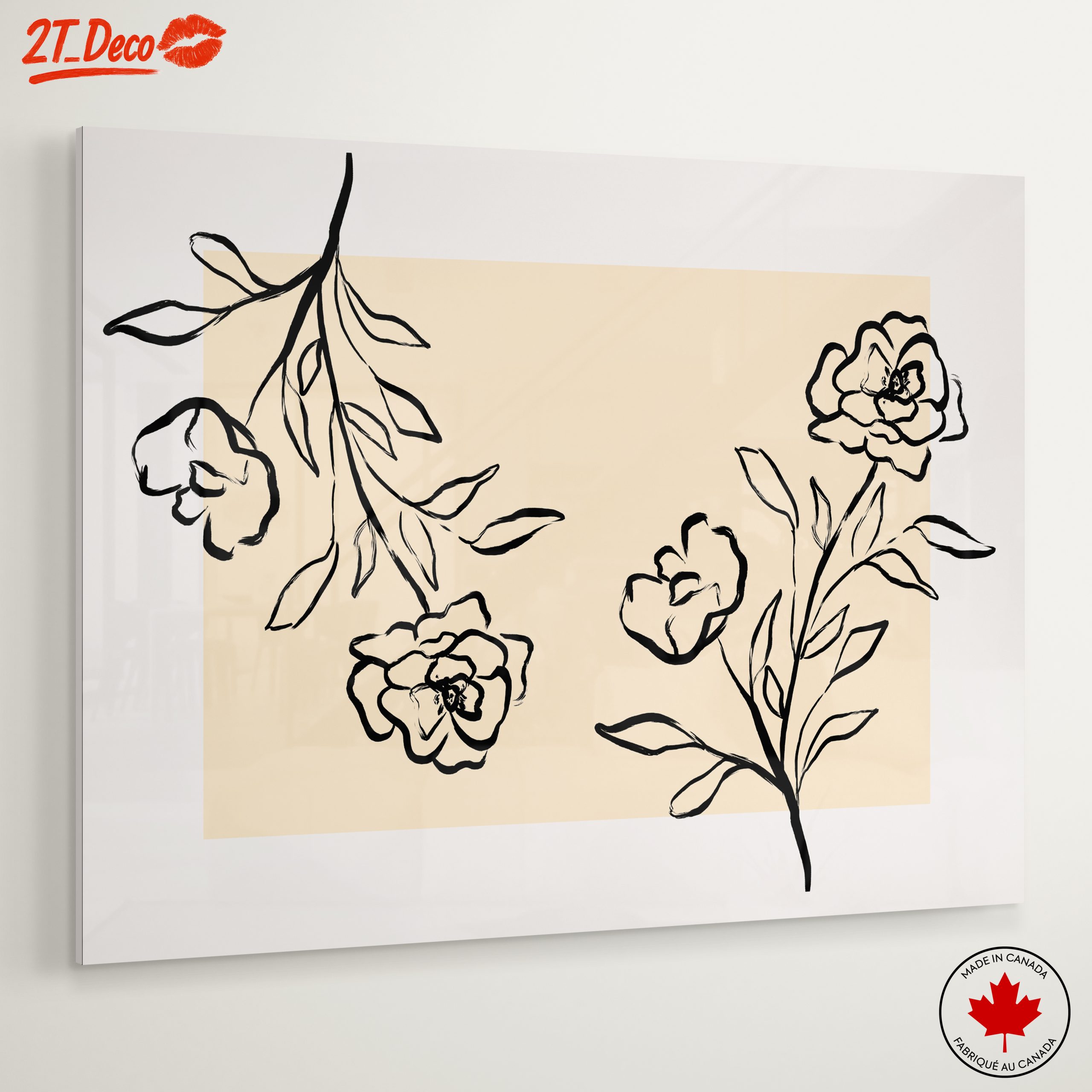 Stylized Floral Artwork for Modern Decor 2 - Image 6