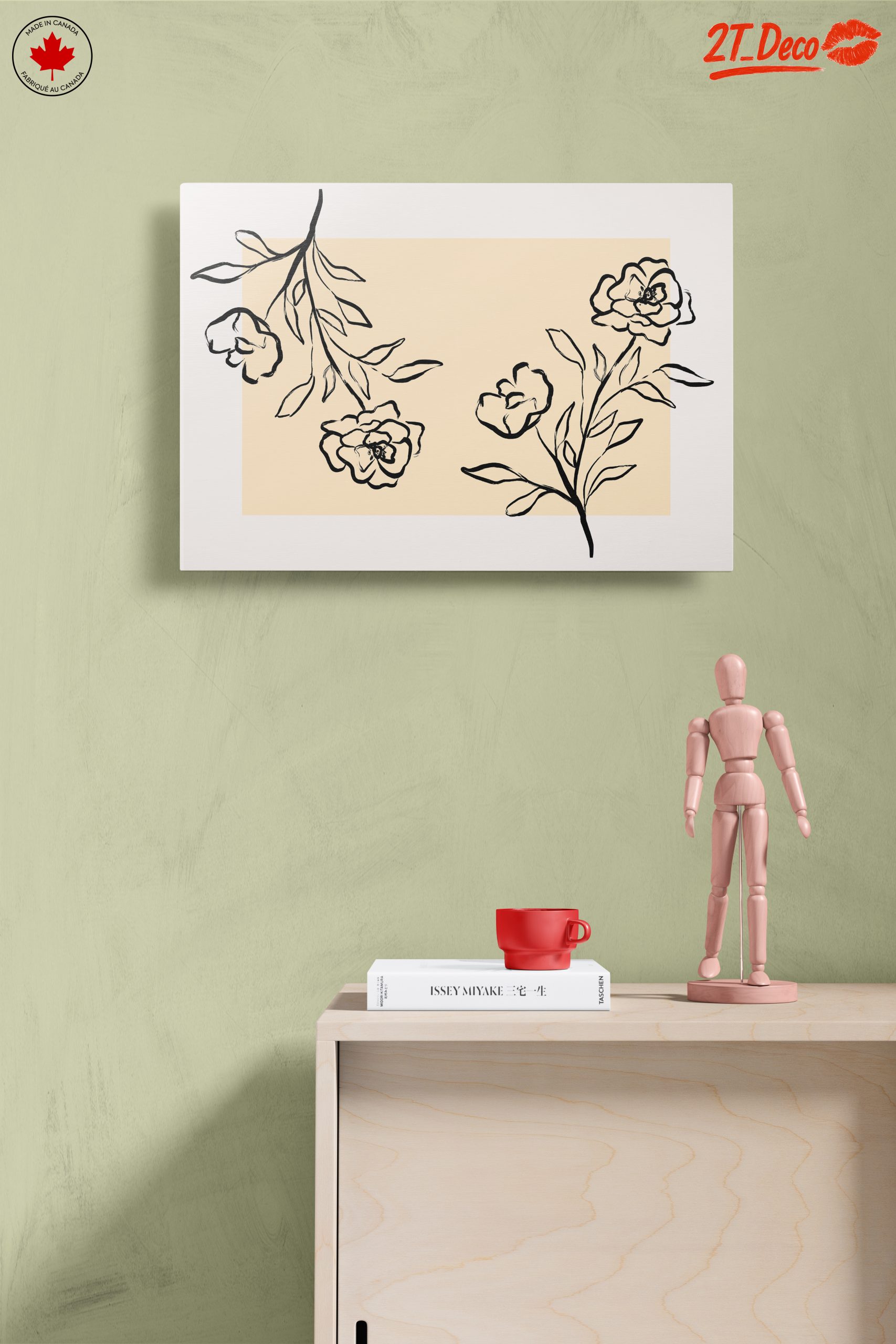 Stylized Floral Artwork for Modern Decor 2 - Image 14