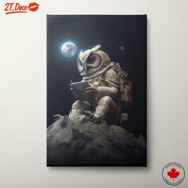 Astronaut Owl In Space